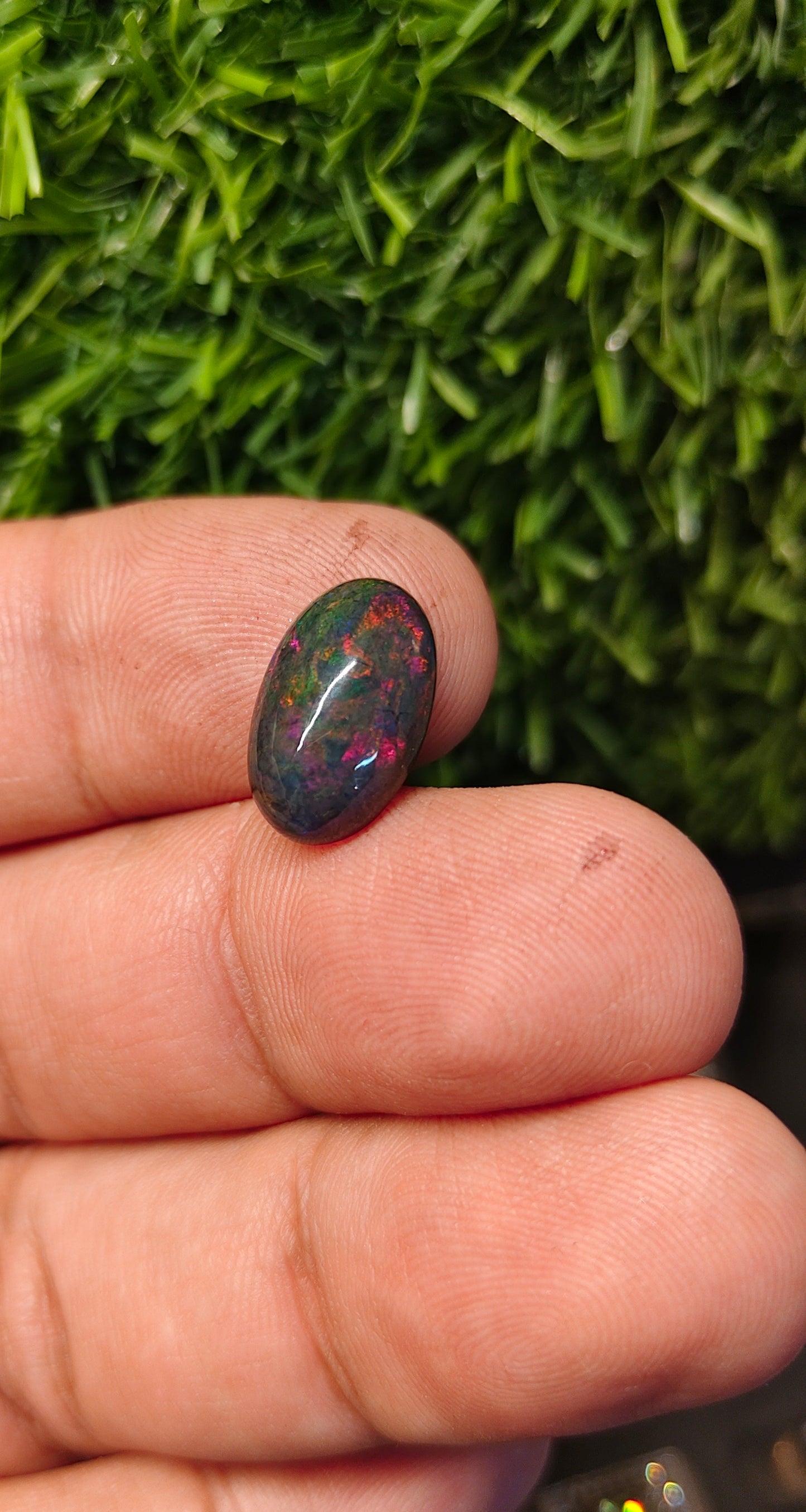 Black Fire Opal With Lab Certificate