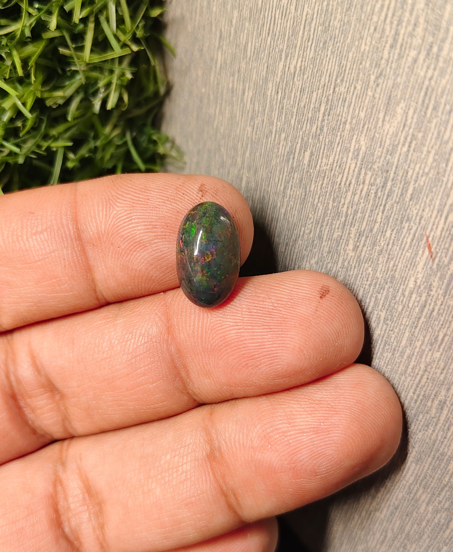 Black Fire Opal With Lab Certificate