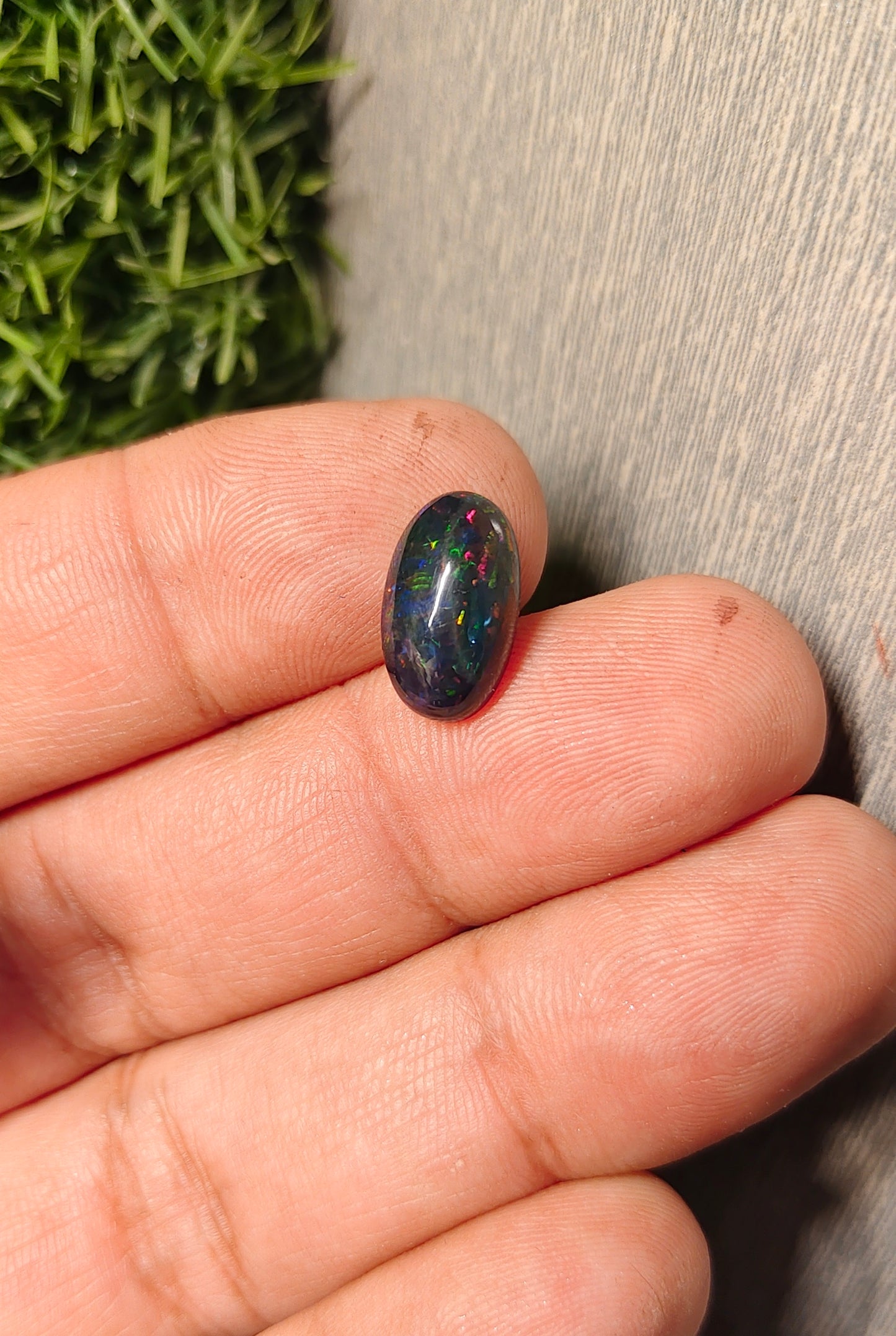 Black Fire Opal With Lab Certificate