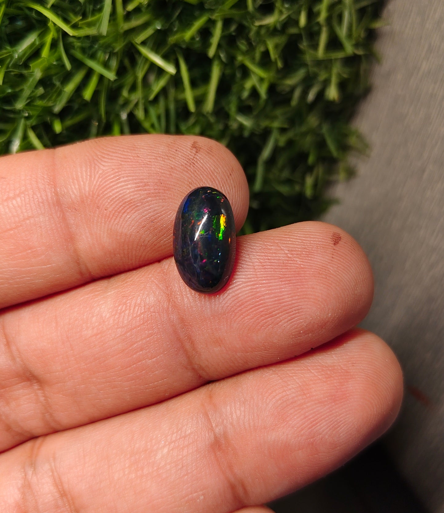 Black Fire Opal With Lab Certificate