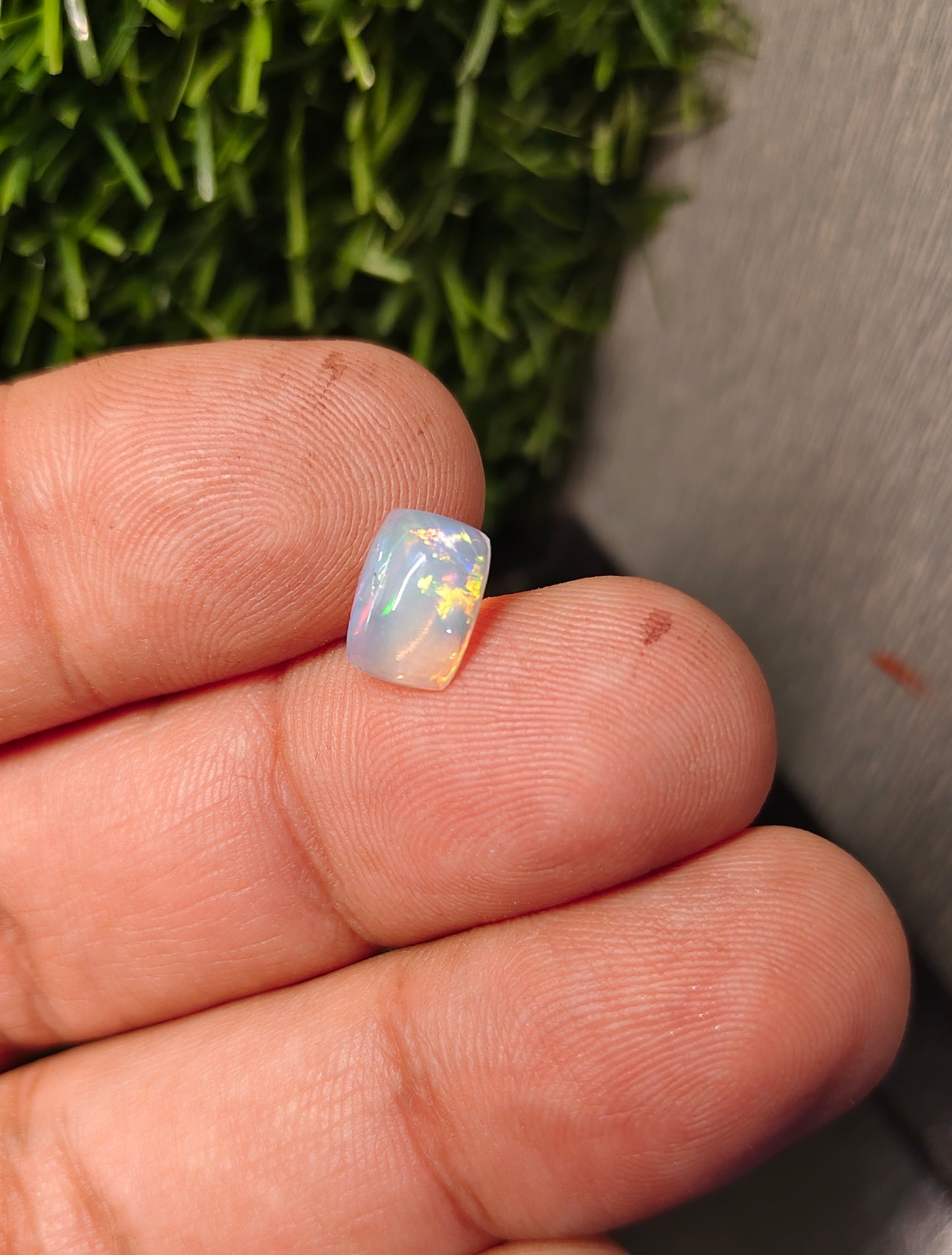 White Fire Opal With Lab Certificate