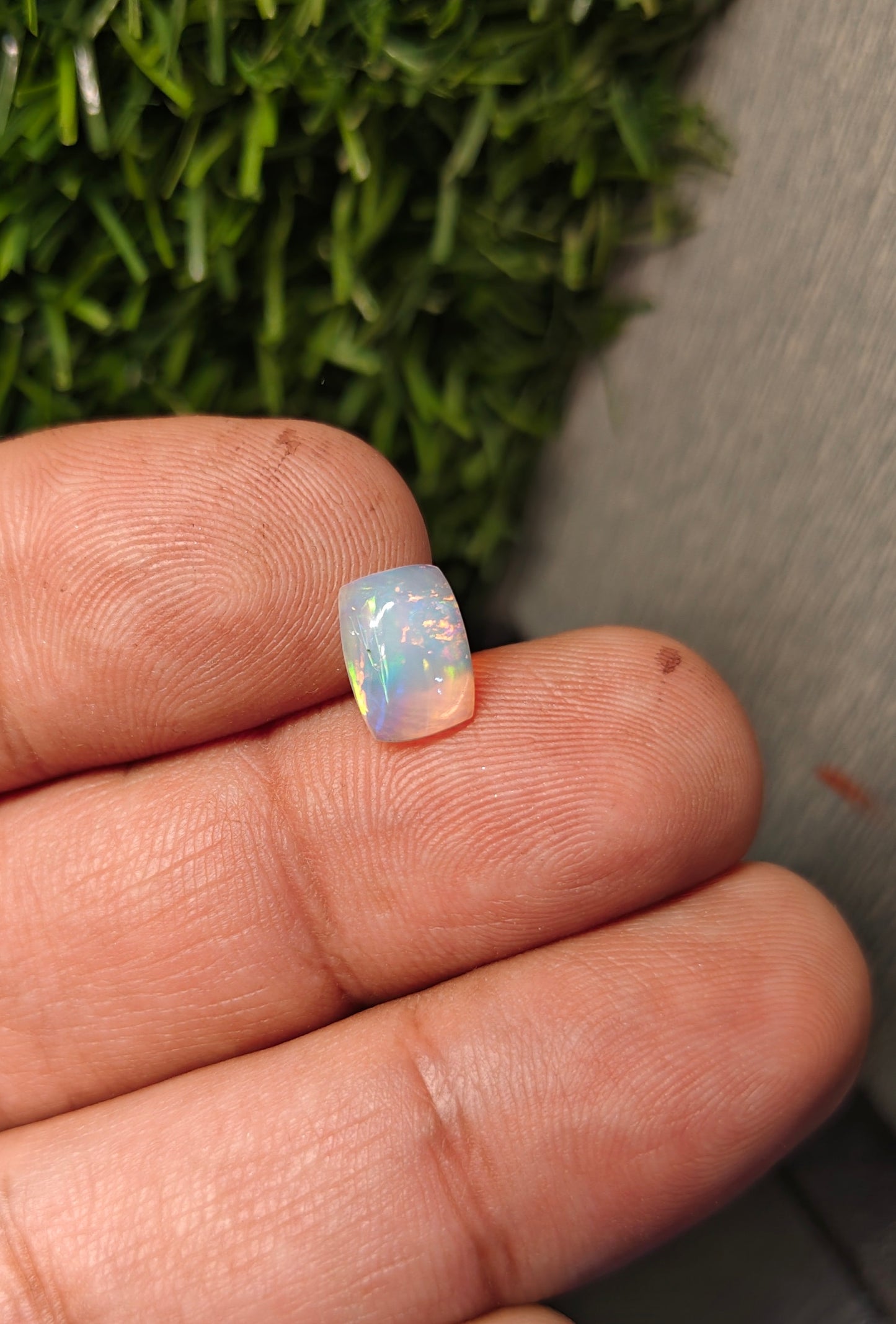 White Fire Opal With Lab Certificate