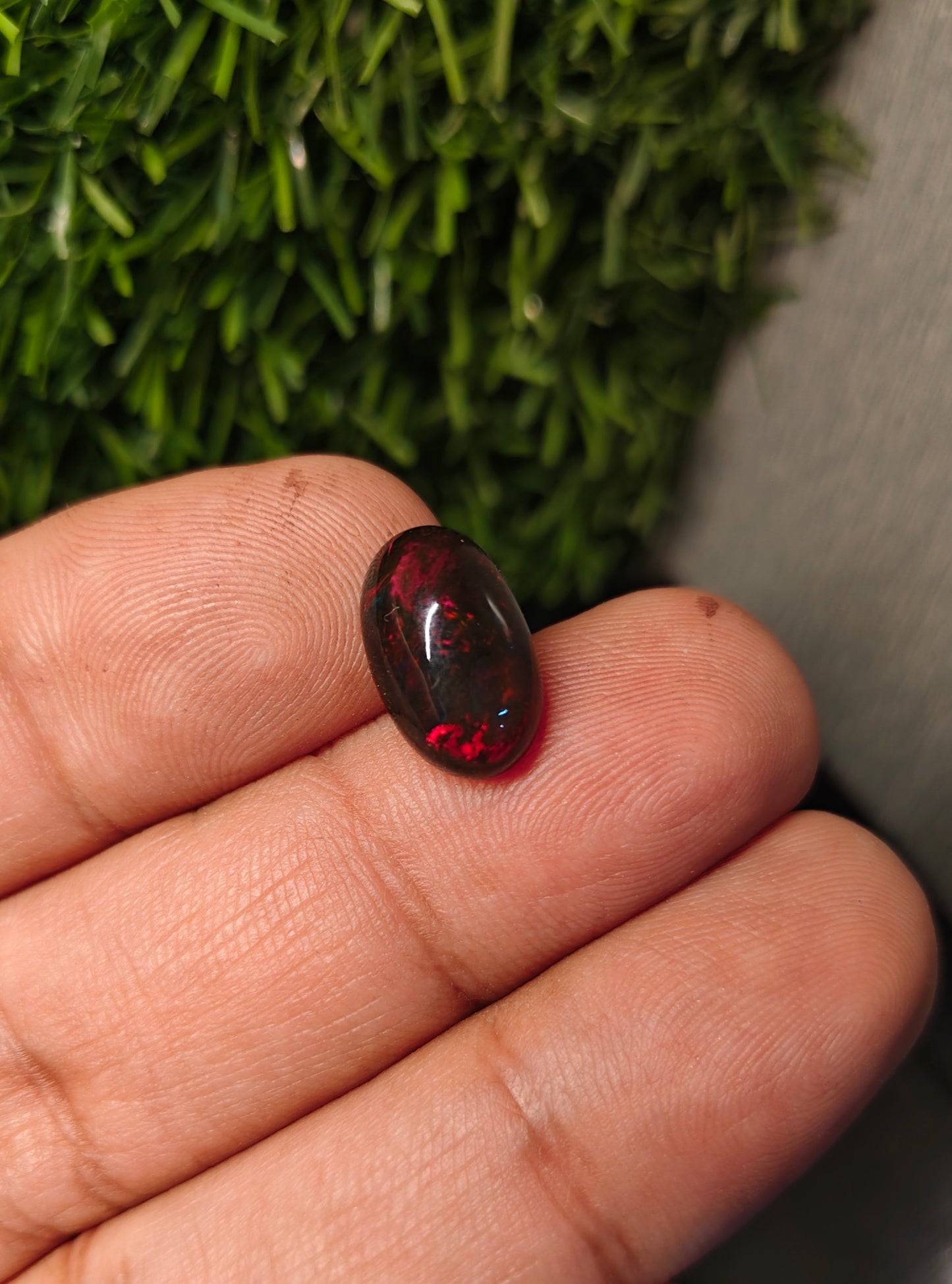 Black Fire Opal With Lab Certificate