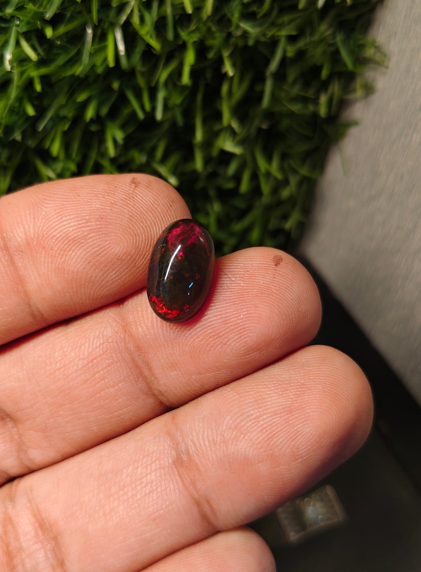 Black Fire Opal With Lab Certificate