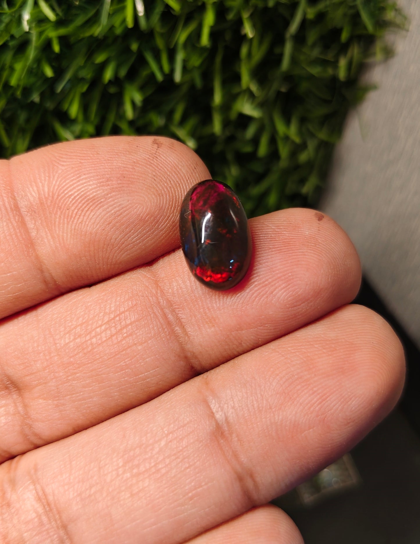 Black Fire Opal With Lab Certificate