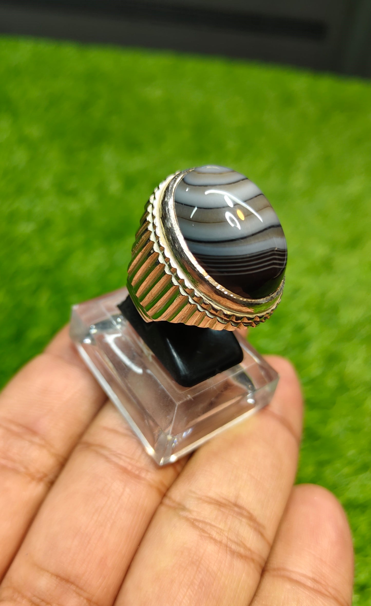 Old Sulemani Aqeeq Ring