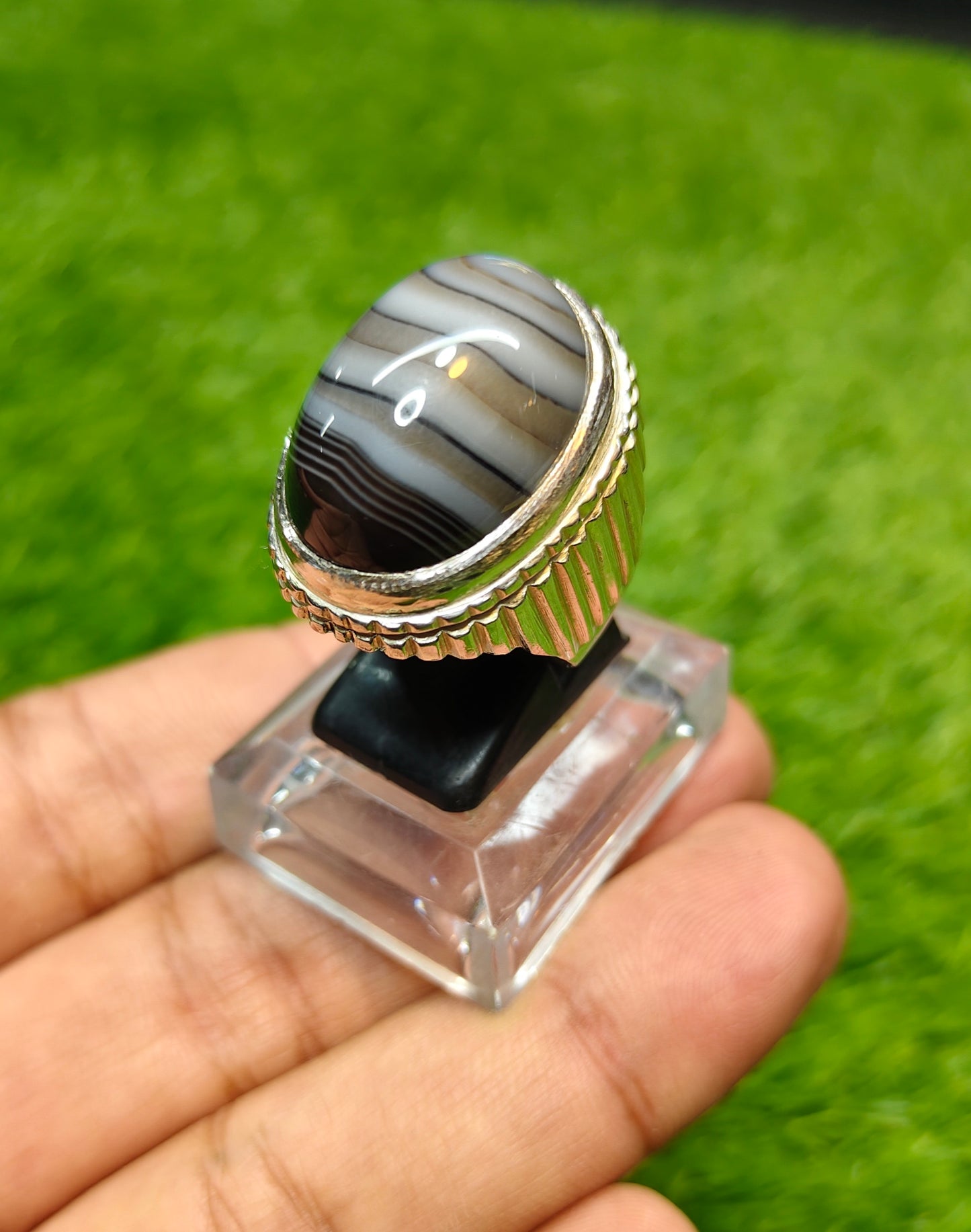 Old Sulemani Aqeeq Ring