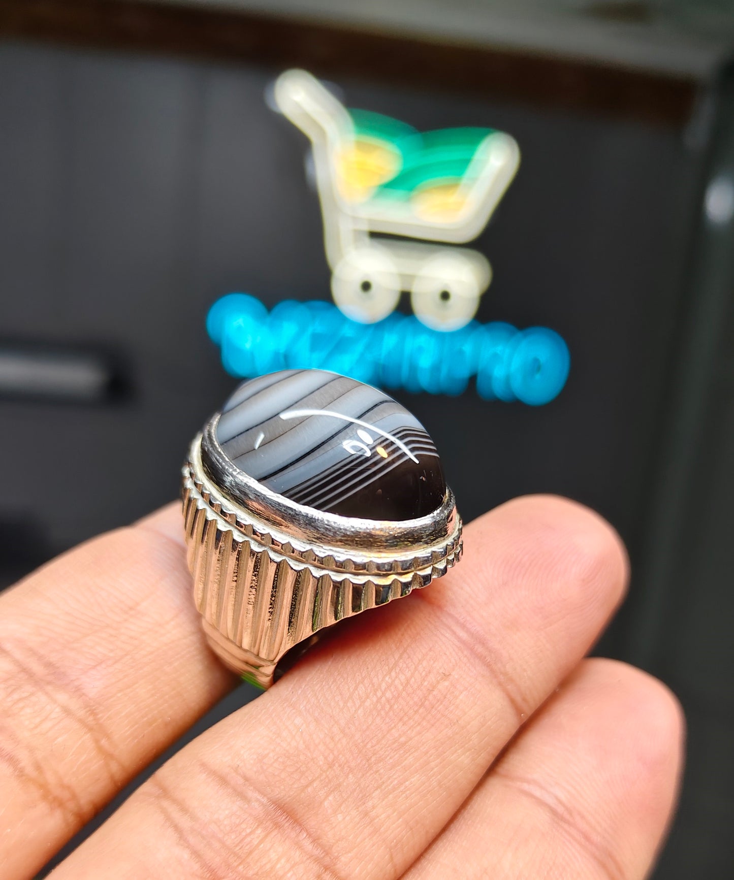 Old Sulemani Aqeeq Ring