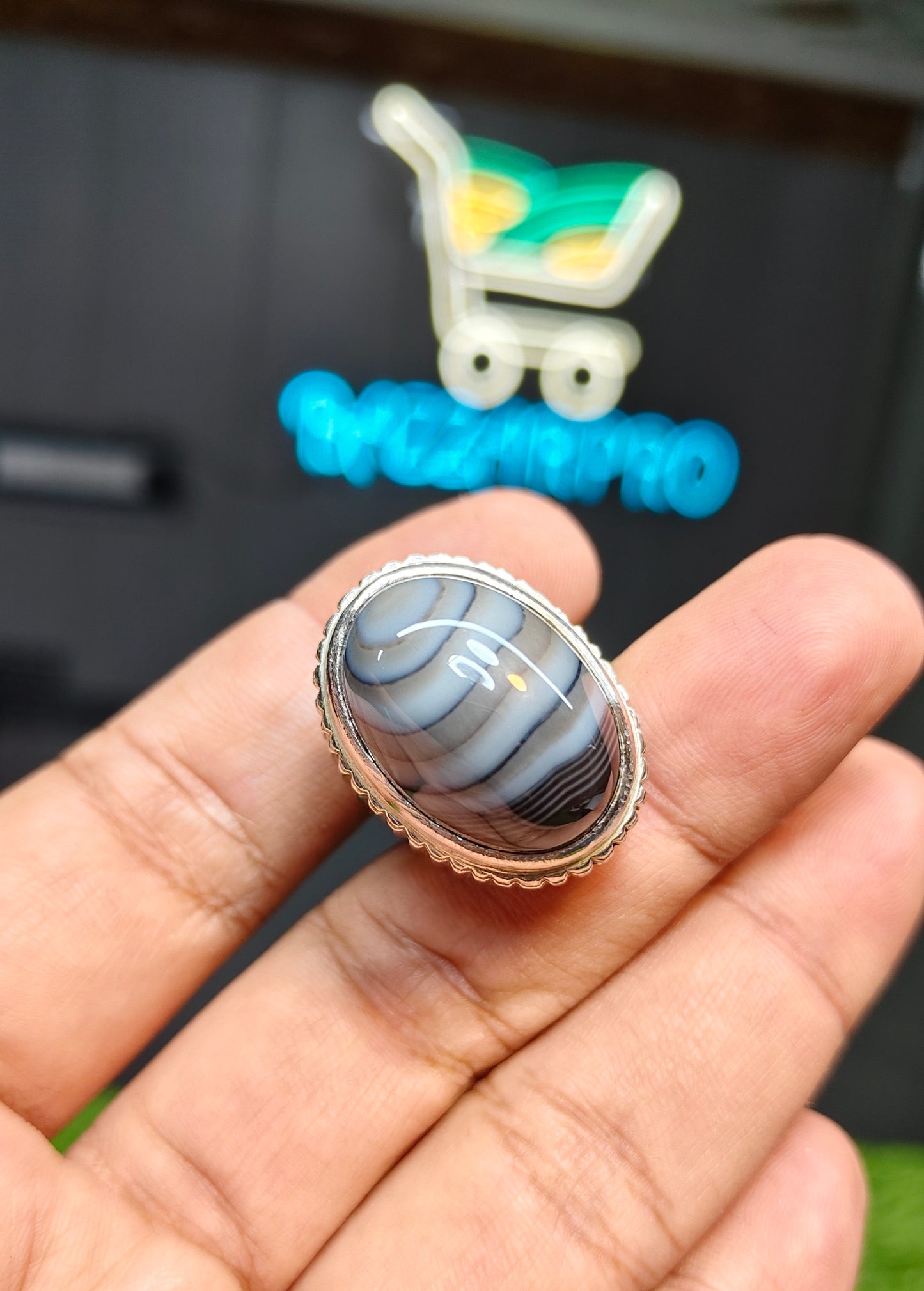 Old Sulemani Aqeeq Ring