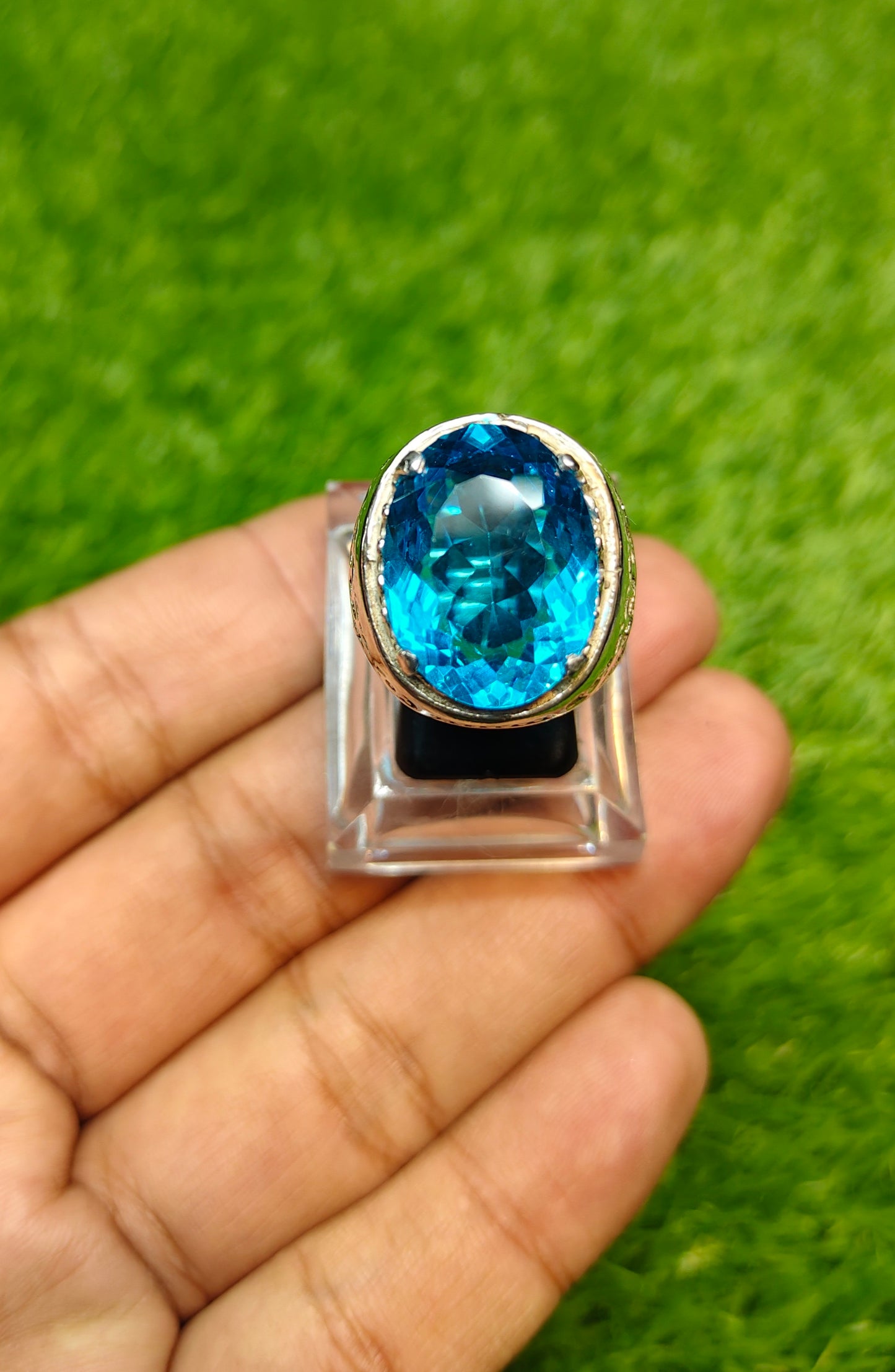 Blue Topaz Ring