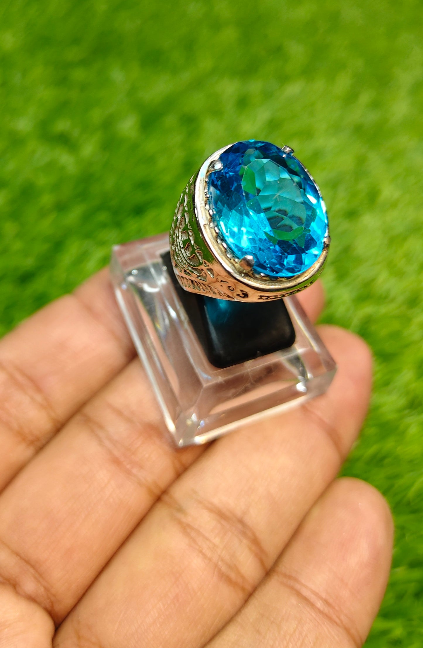 Blue Topaz Ring