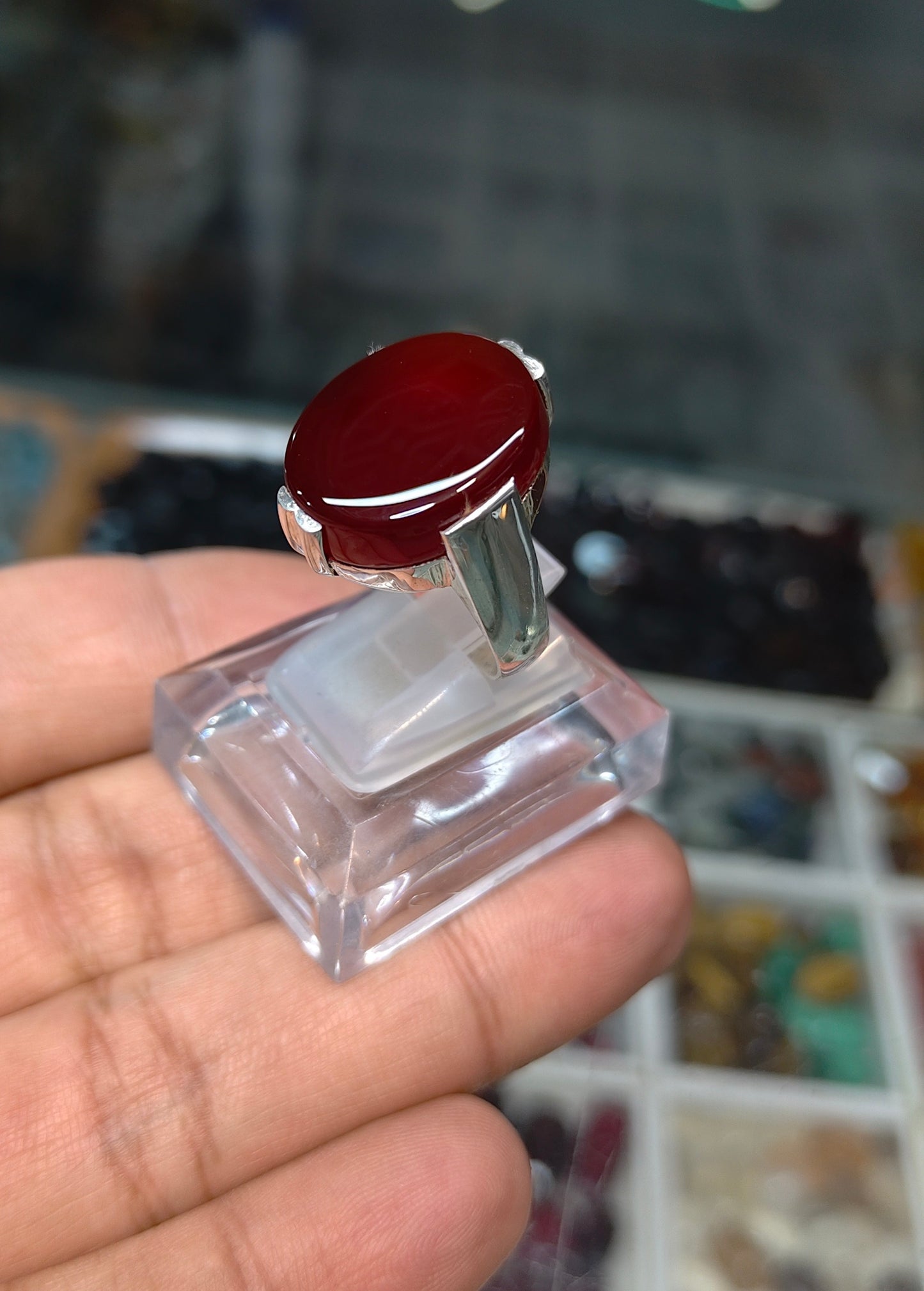 Premium Quality Yamni Aqeeq Ring