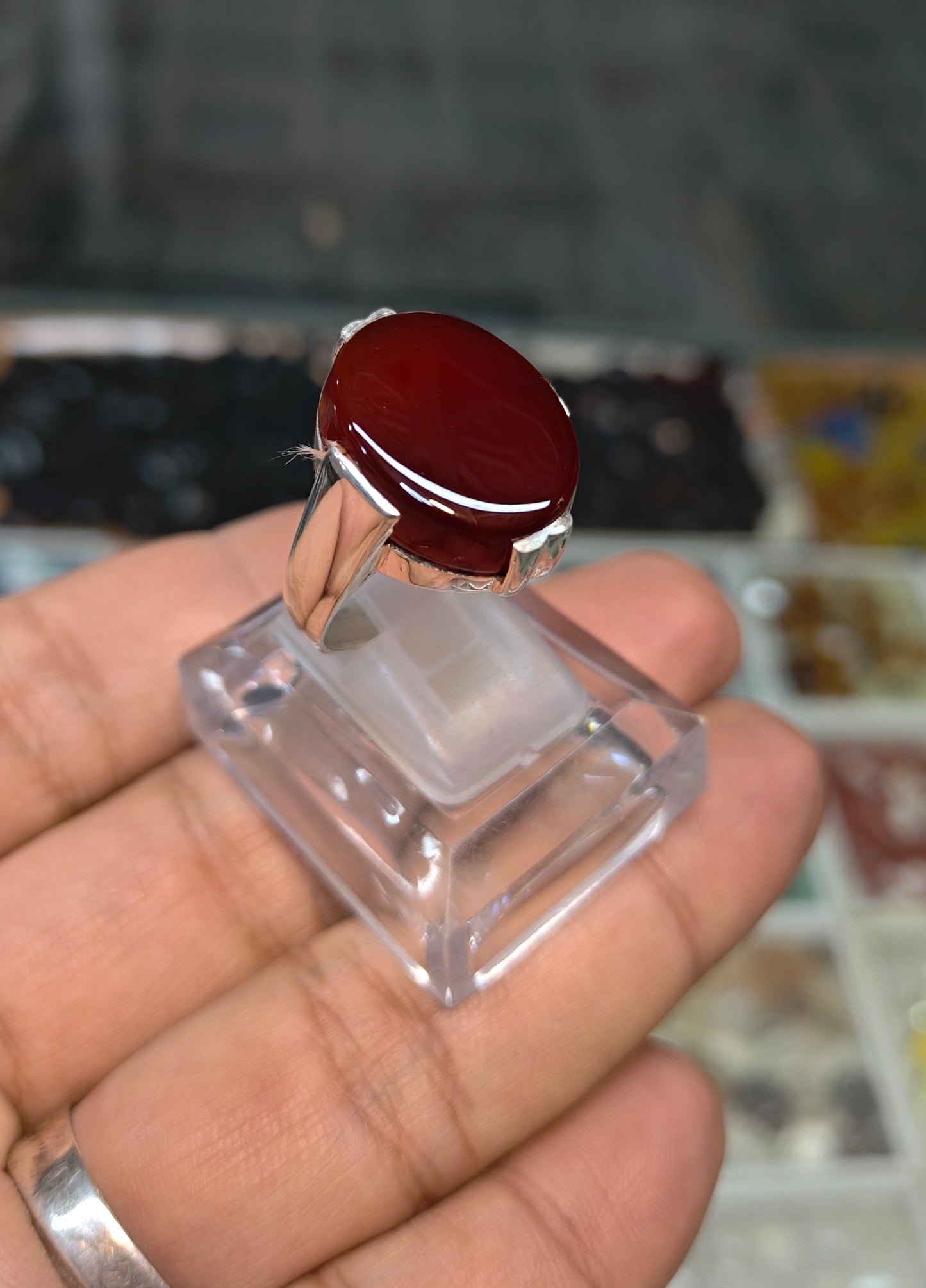 Premium Quality Yamni Aqeeq Ring