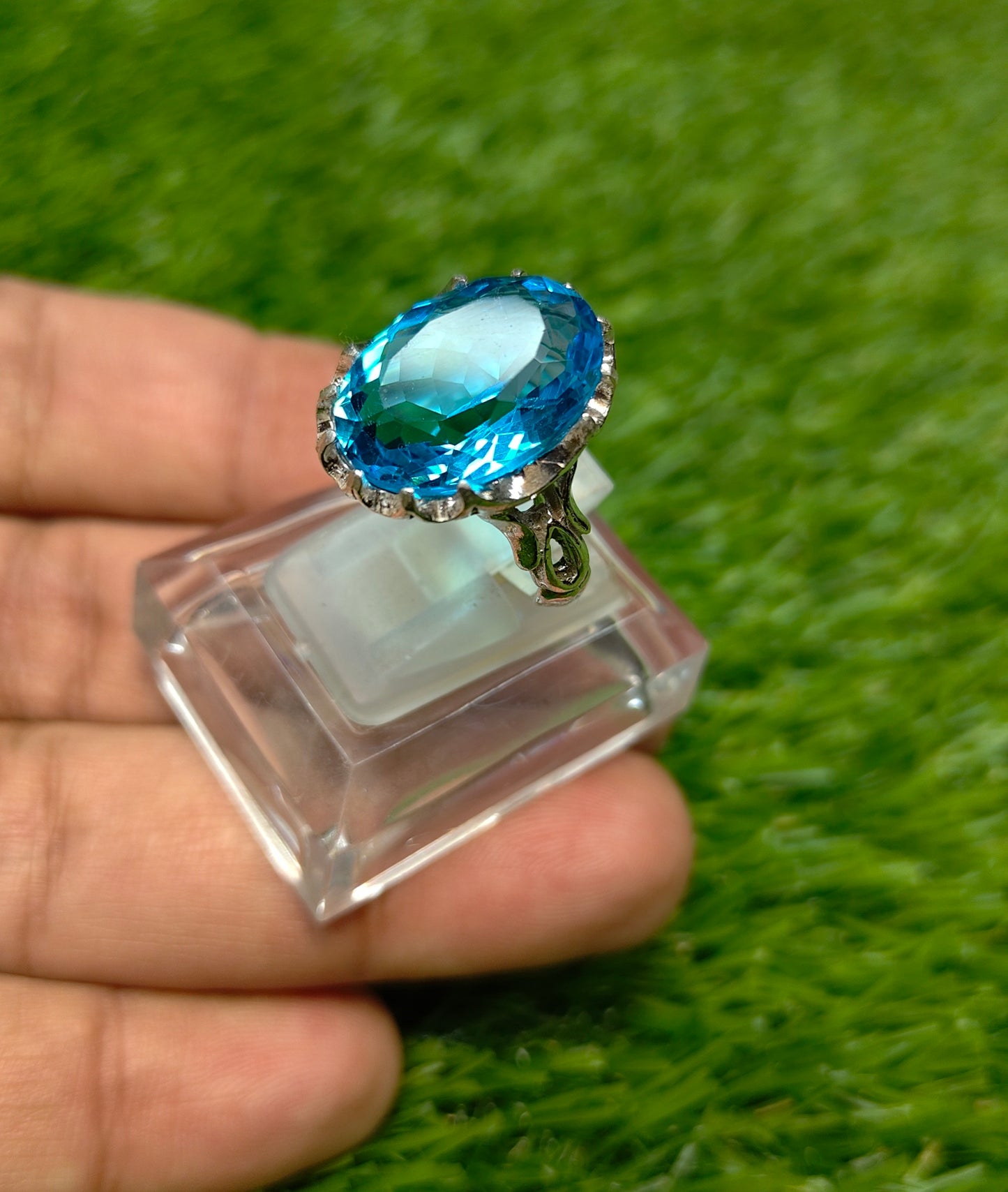 Blue Topaz Ring
