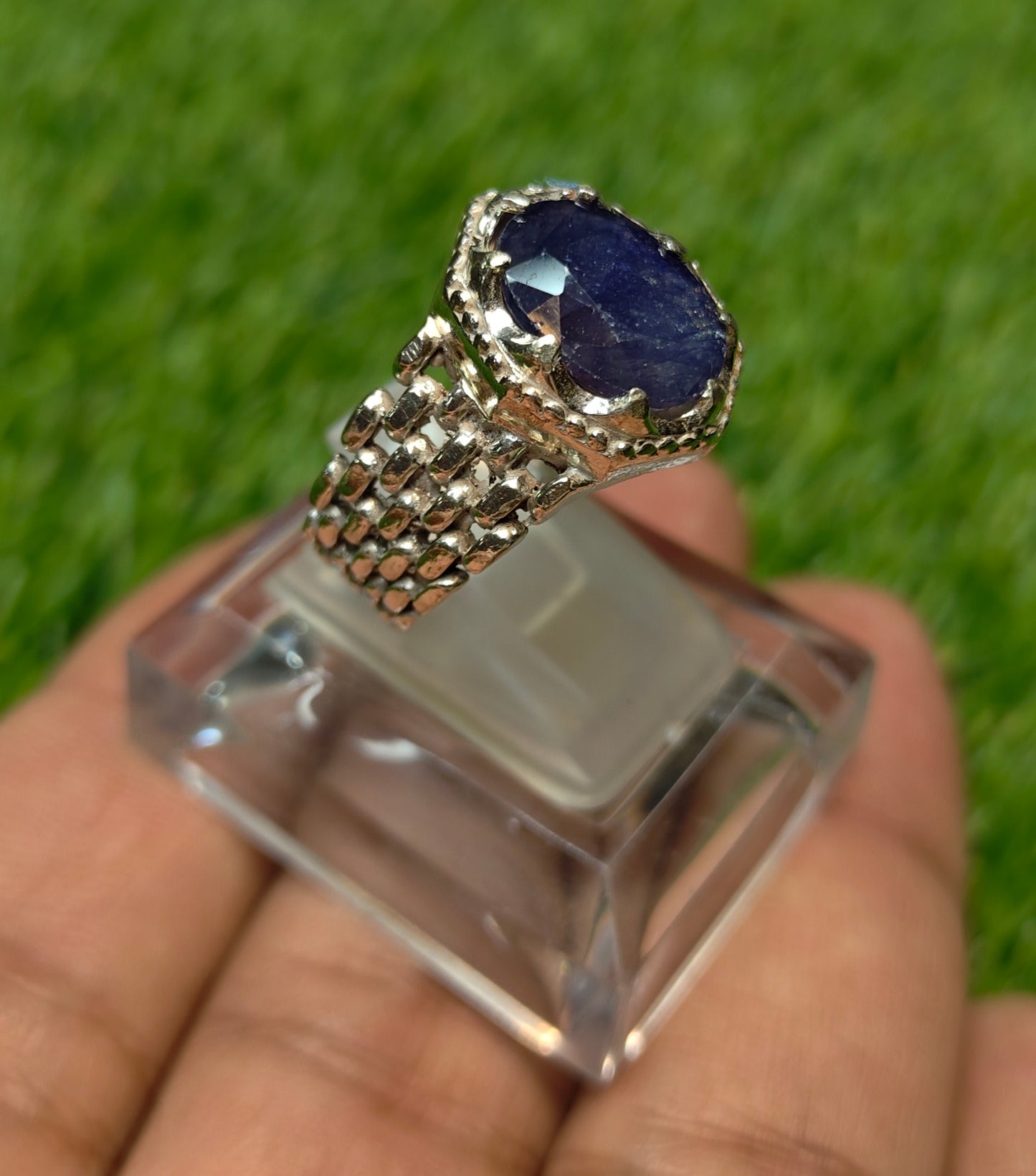 Premium Quality Neelam Ring