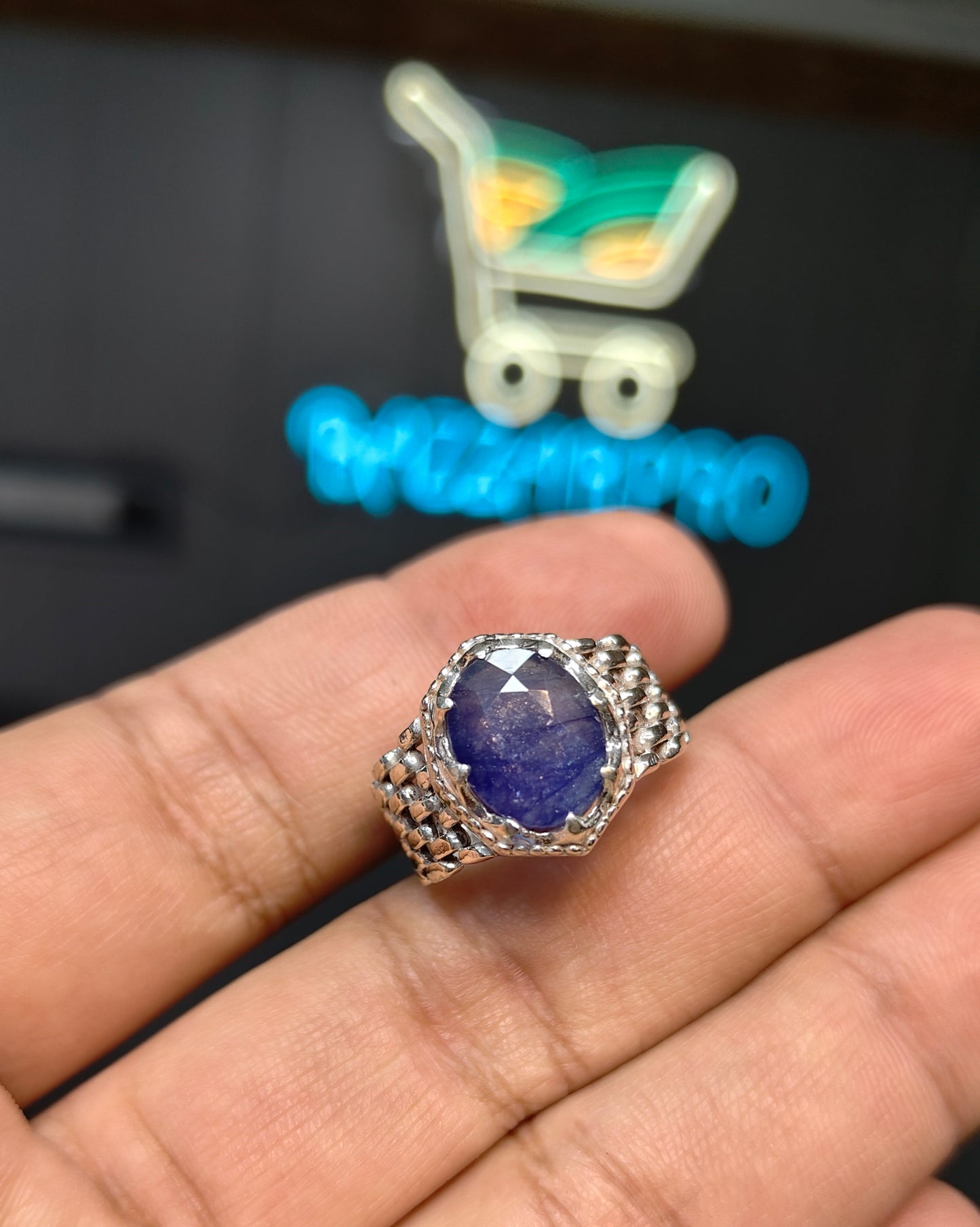 Premium Quality Neelam Ring