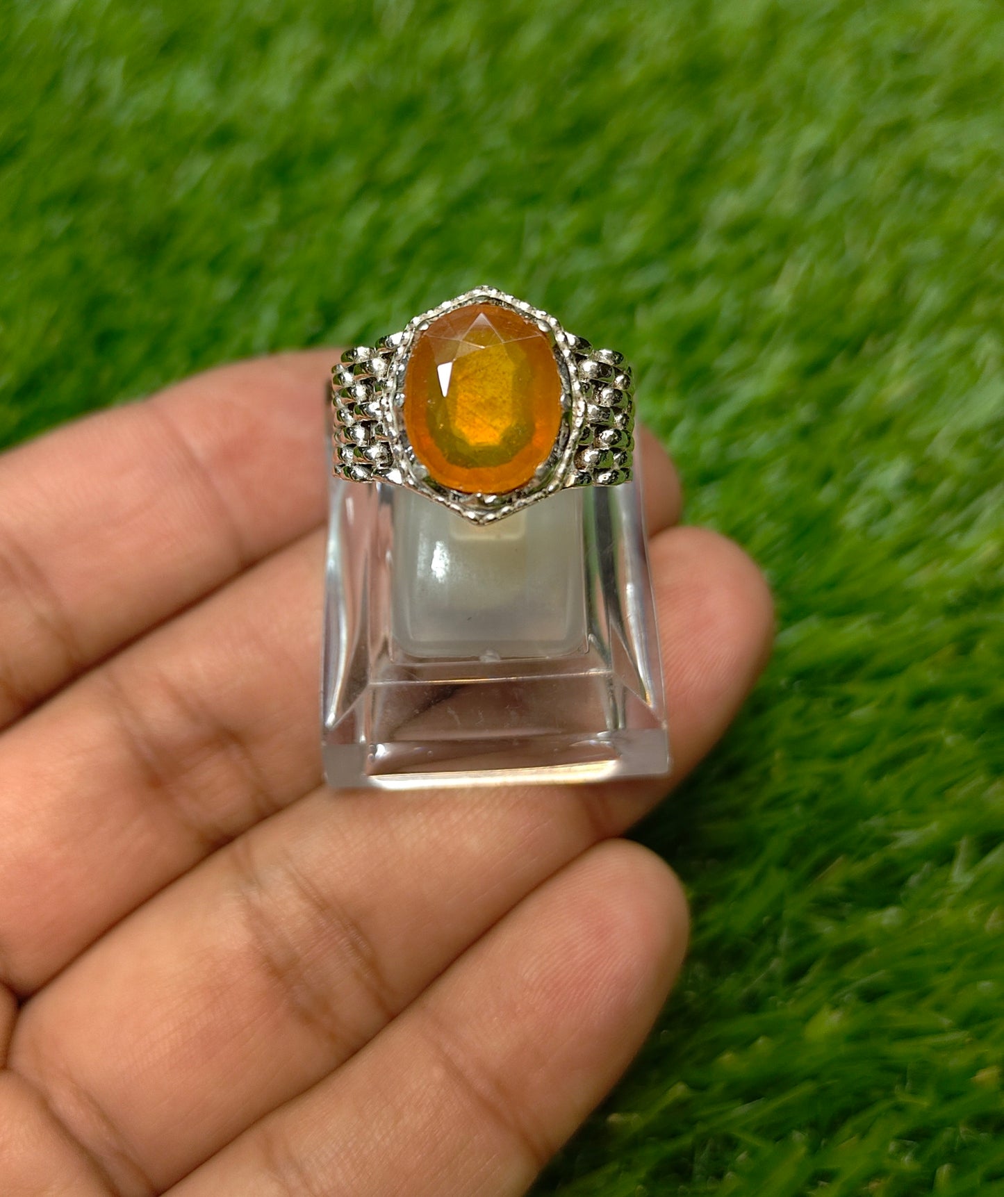 Premium Quality Pukhraj Ring