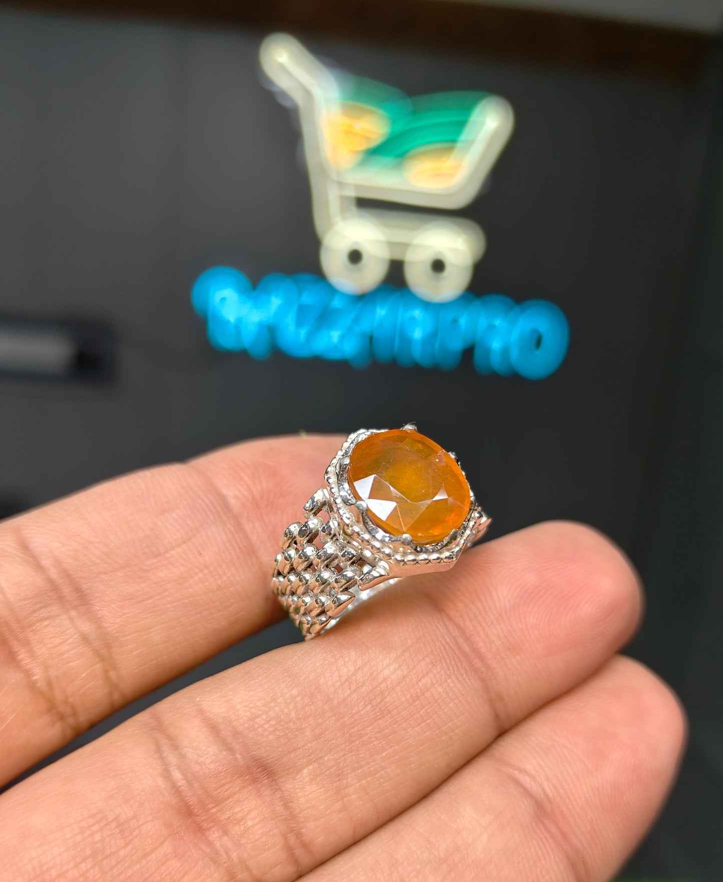 Premium Quality Pukhraj Ring