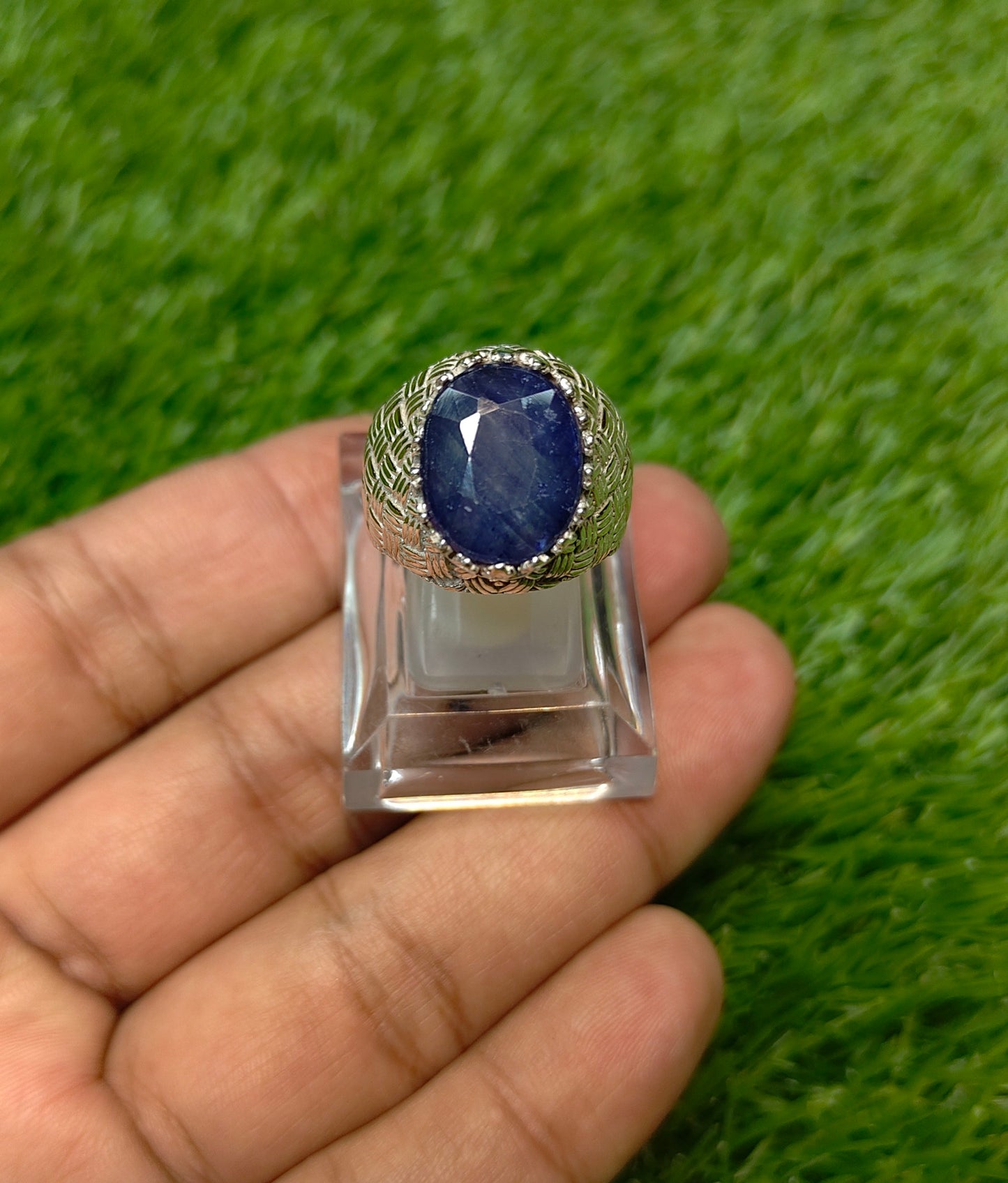 Premium Quality Master Piece Neelam Ring