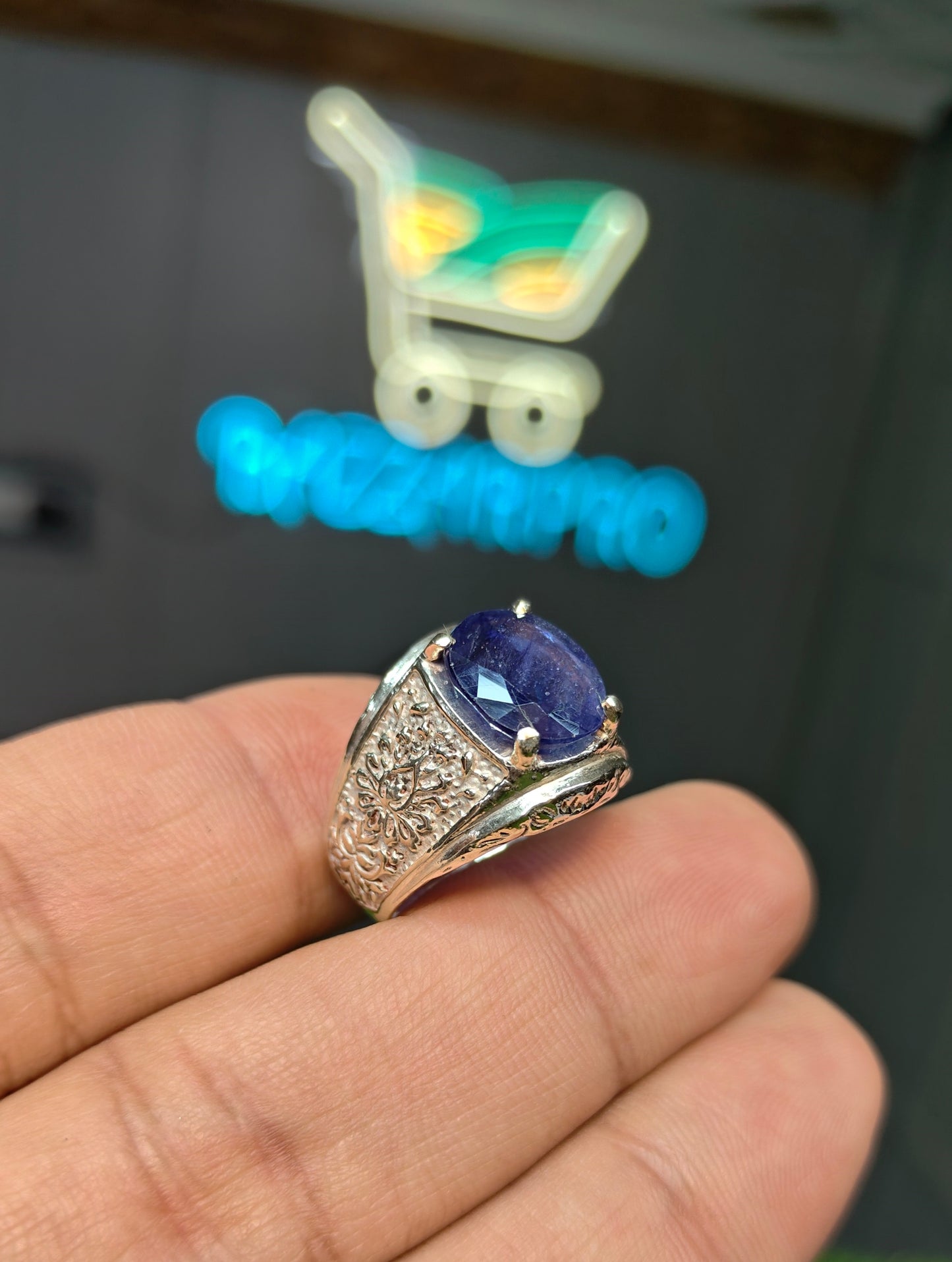 Premium Quality Neelam Ring