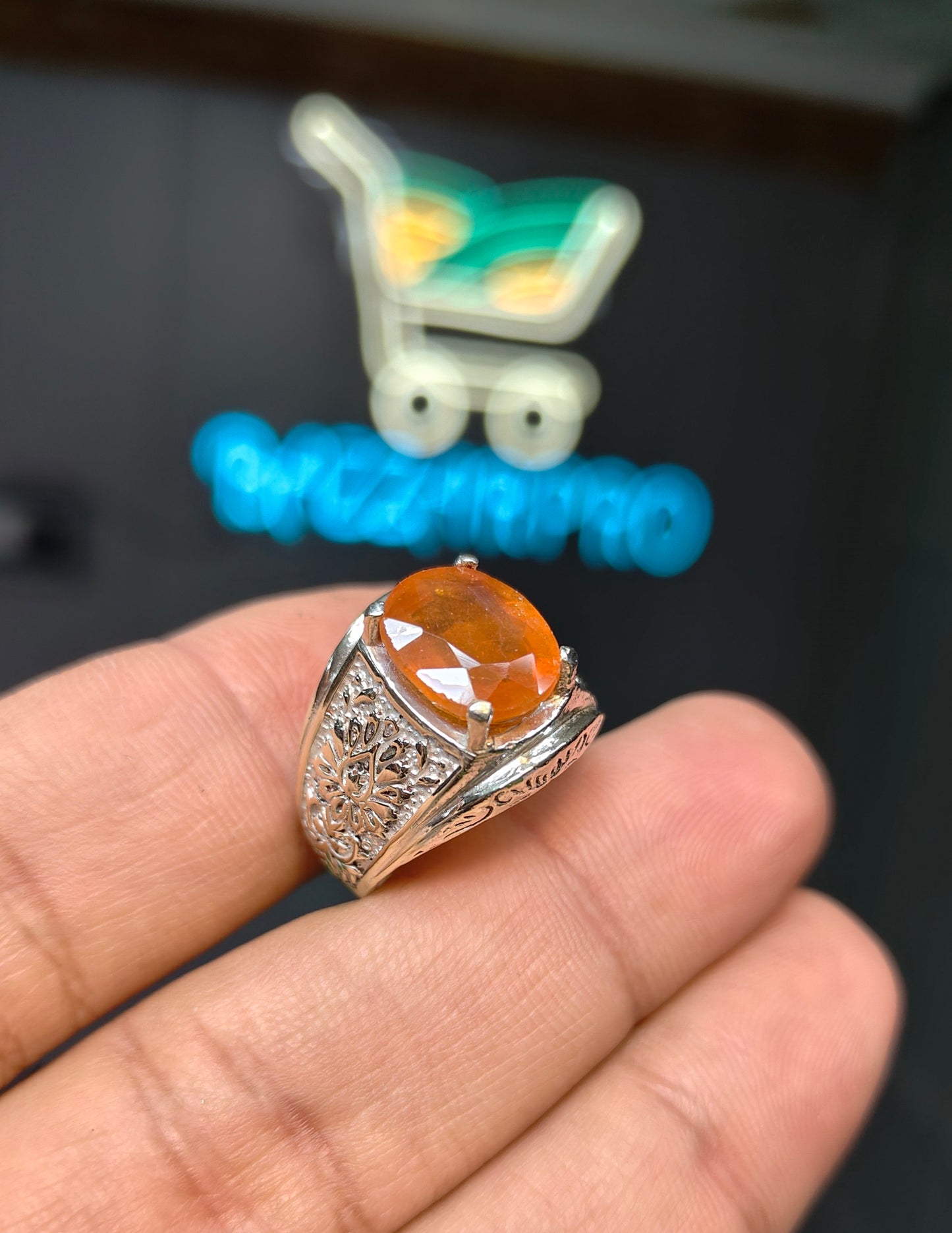 Premium Quality Pukhraj Ring