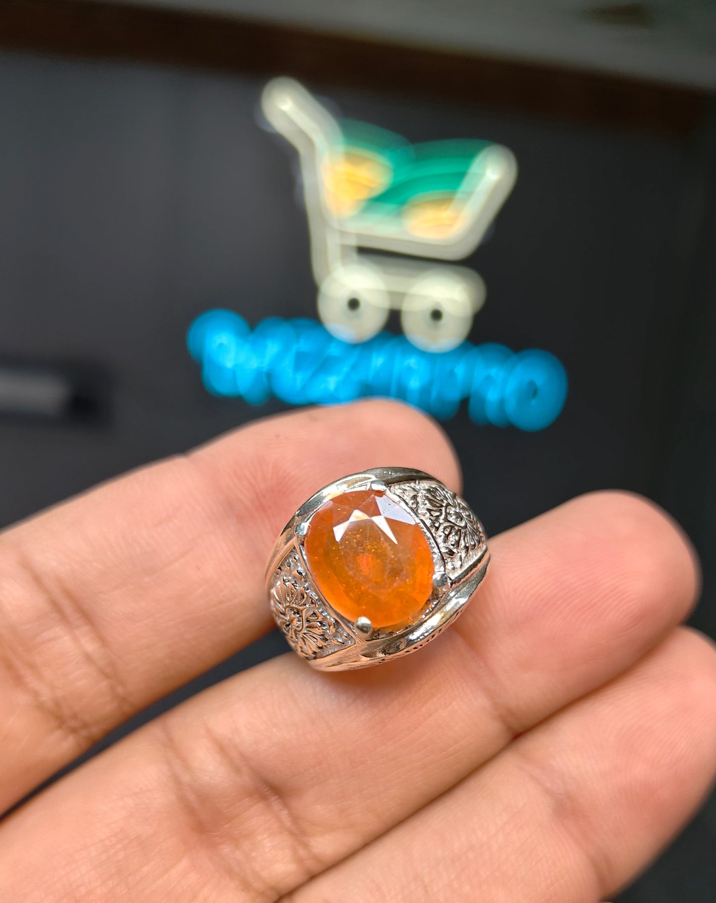 Premium Quality Pukhraj Ring