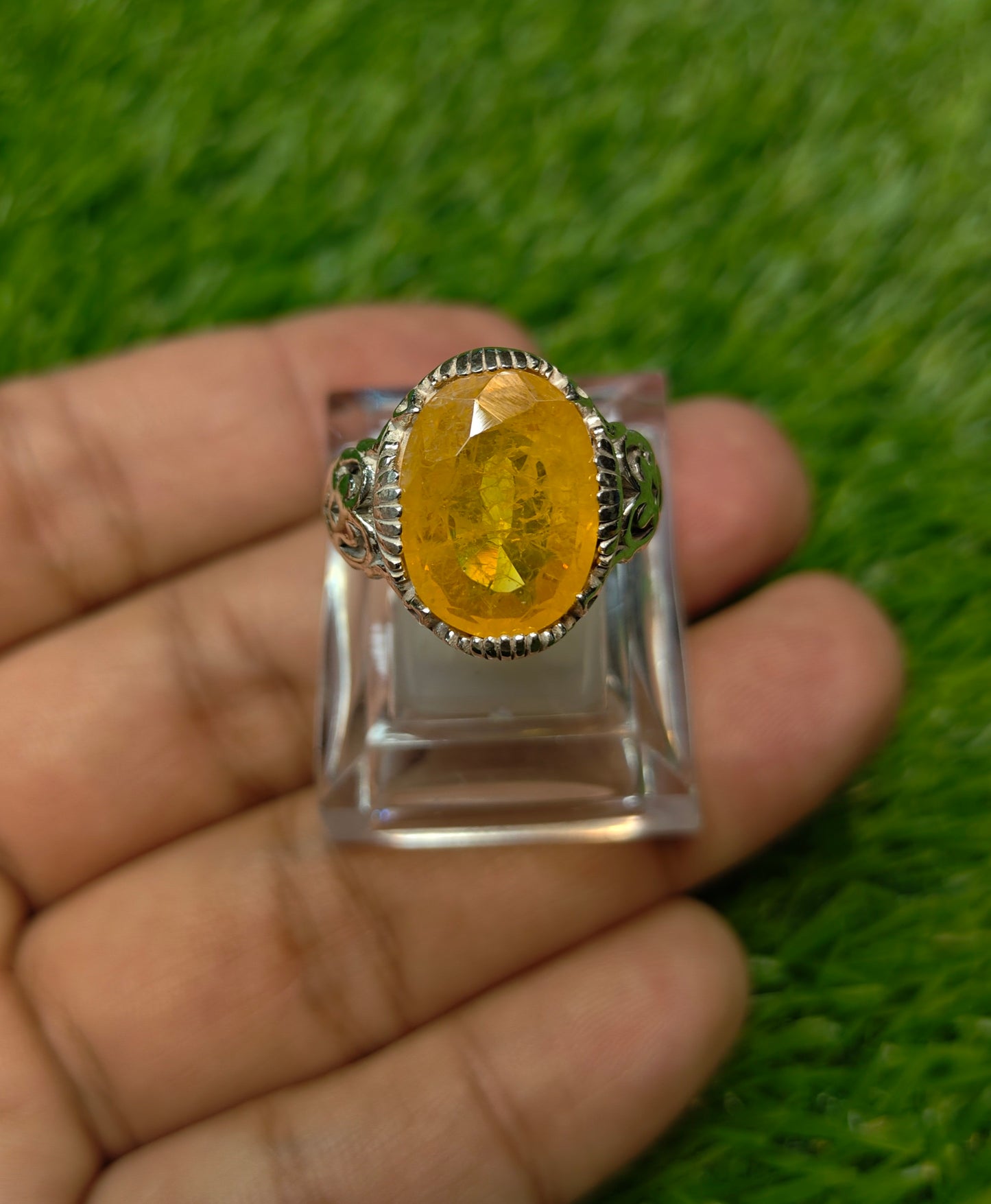 Premium Quality Pukhraj Ring