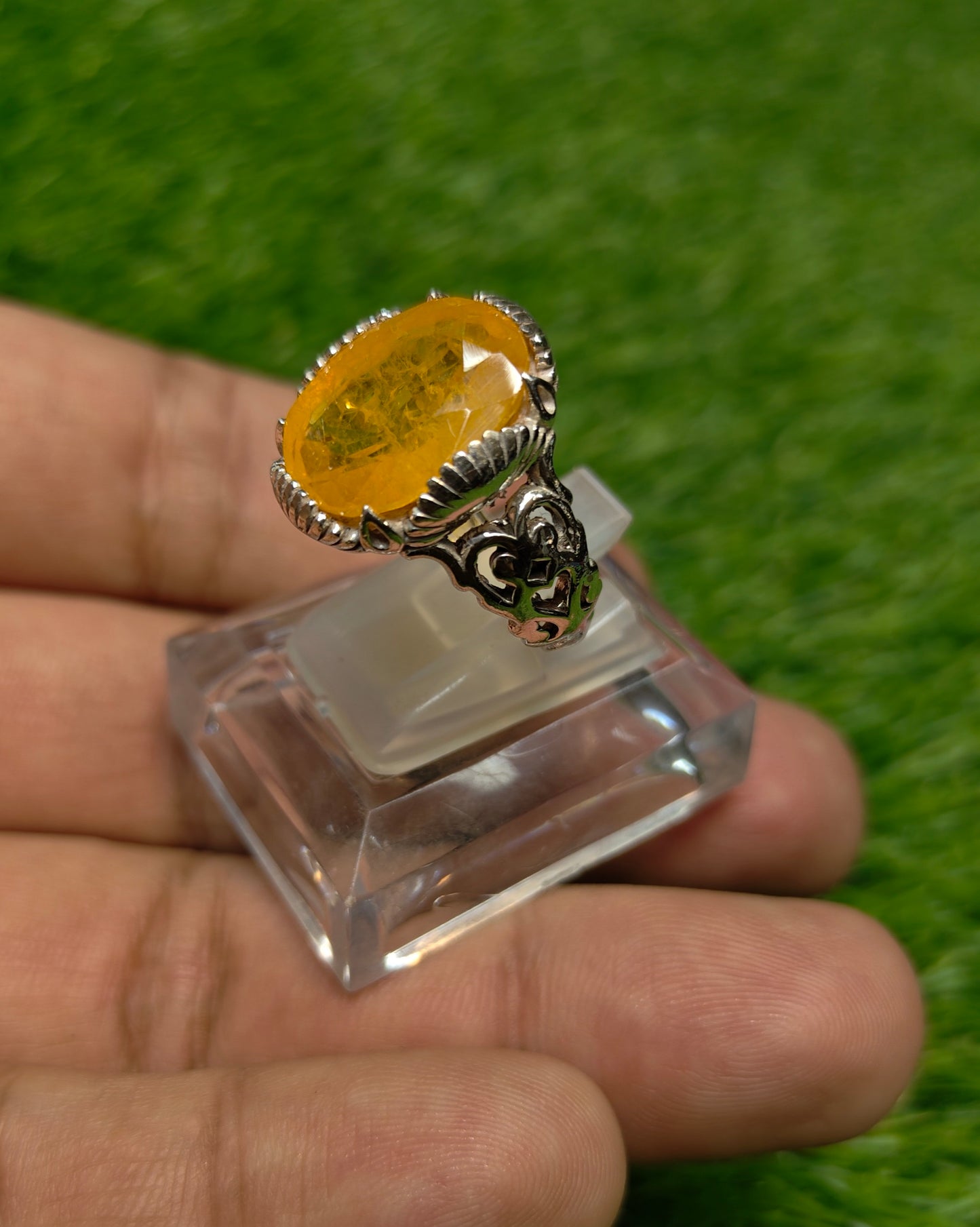 Premium Quality Pukhraj Ring