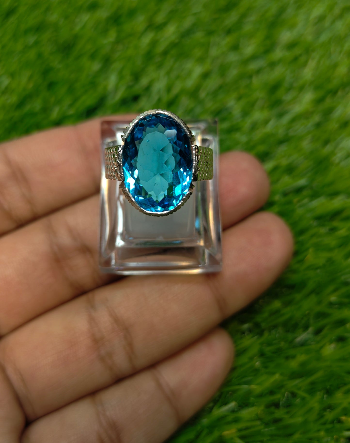 Blue Topaz Ring