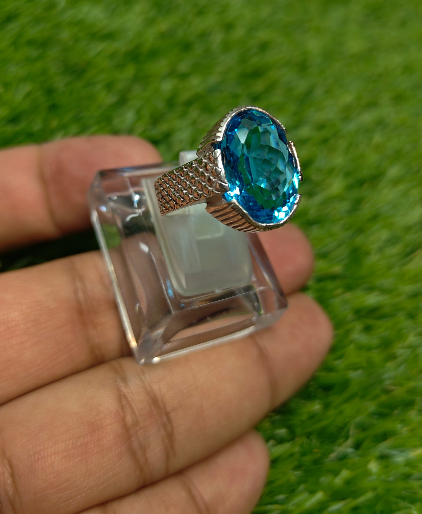 Blue Topaz Ring