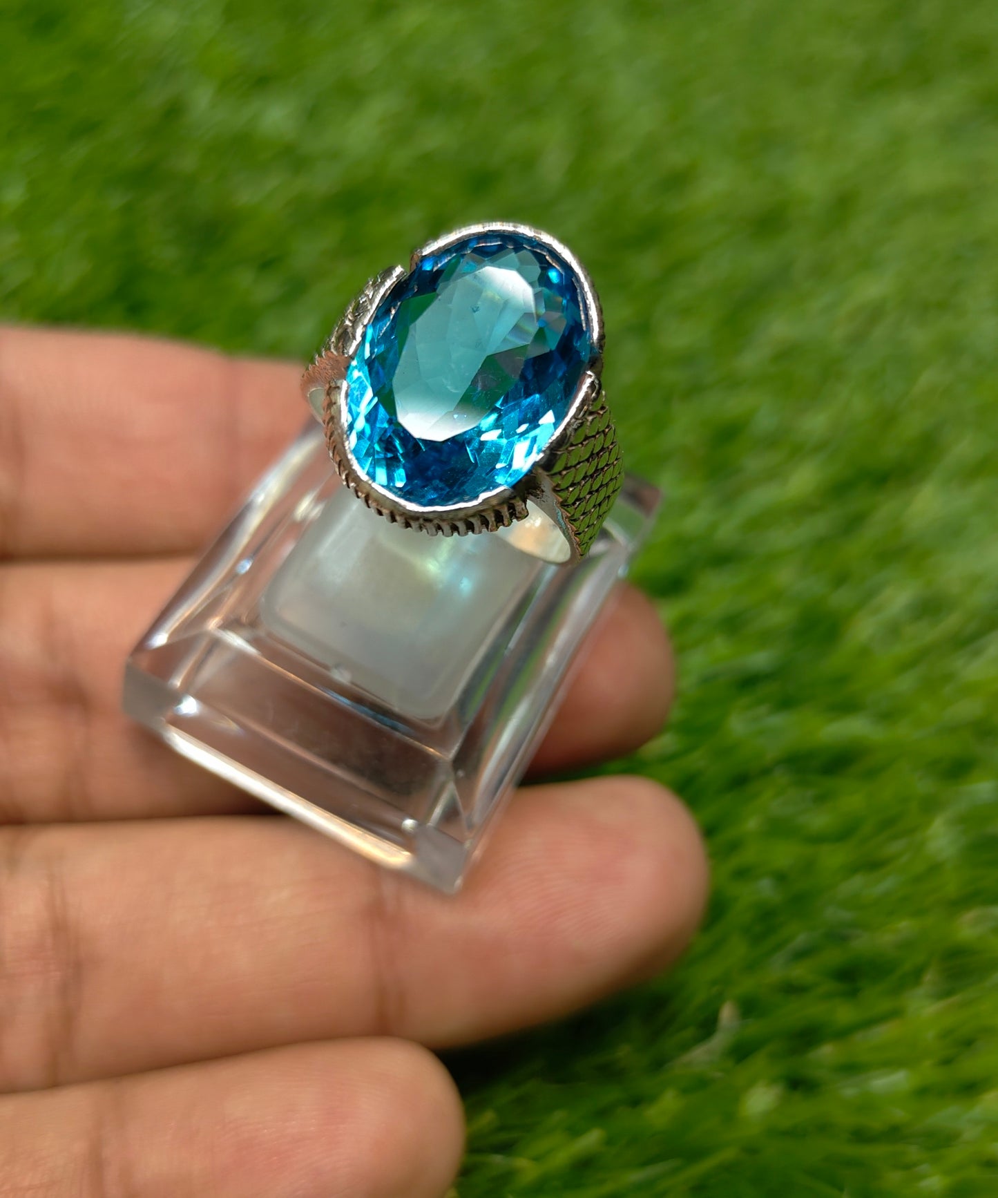 Blue Topaz Ring