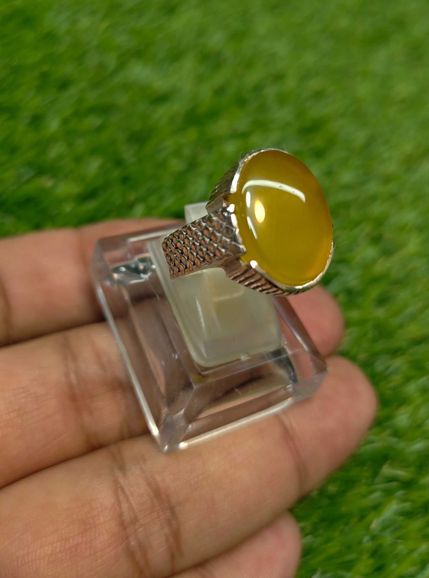 Premium Quality Zarad Aqeeq Ring