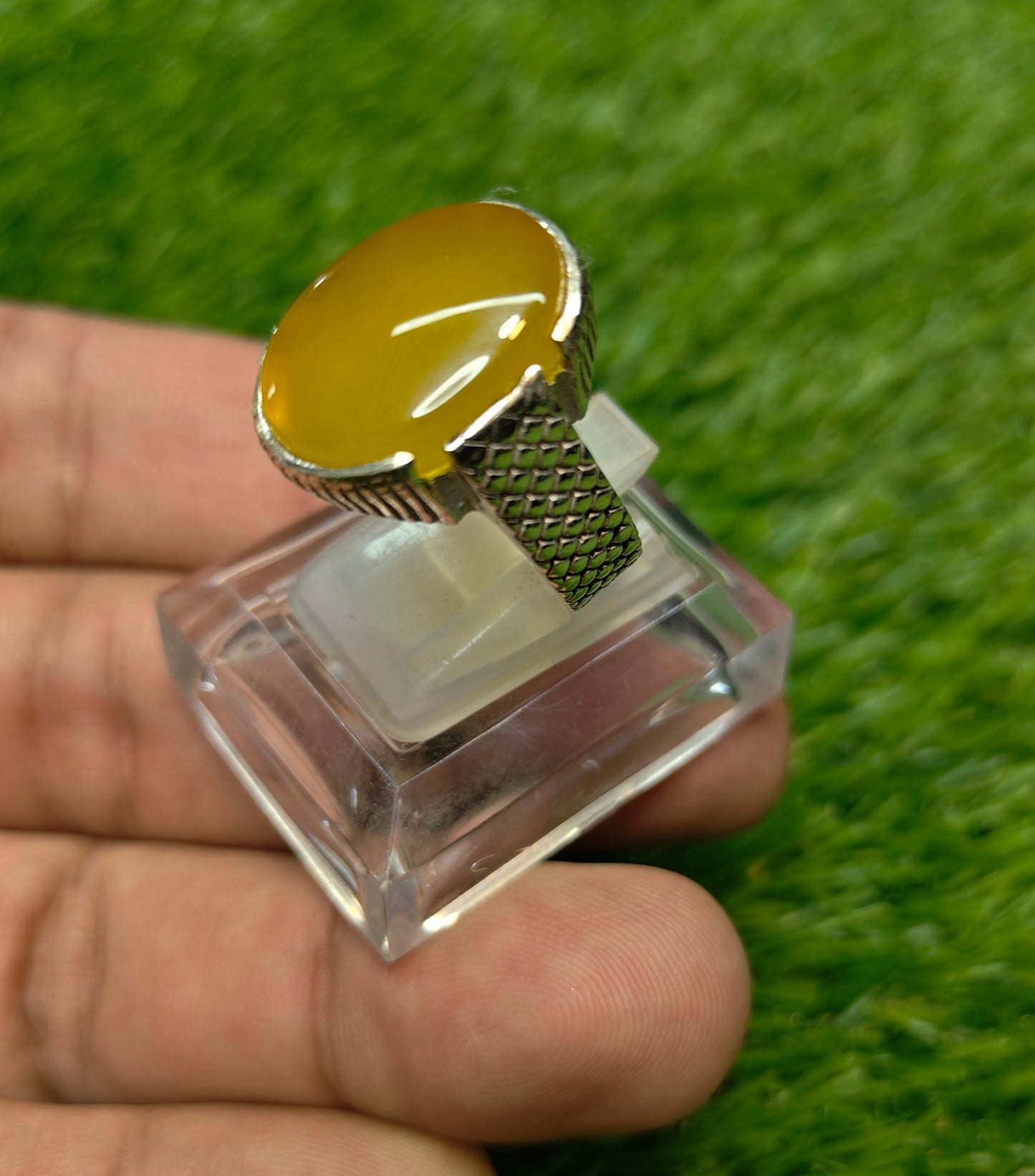 Premium Quality Zarad Aqeeq Ring