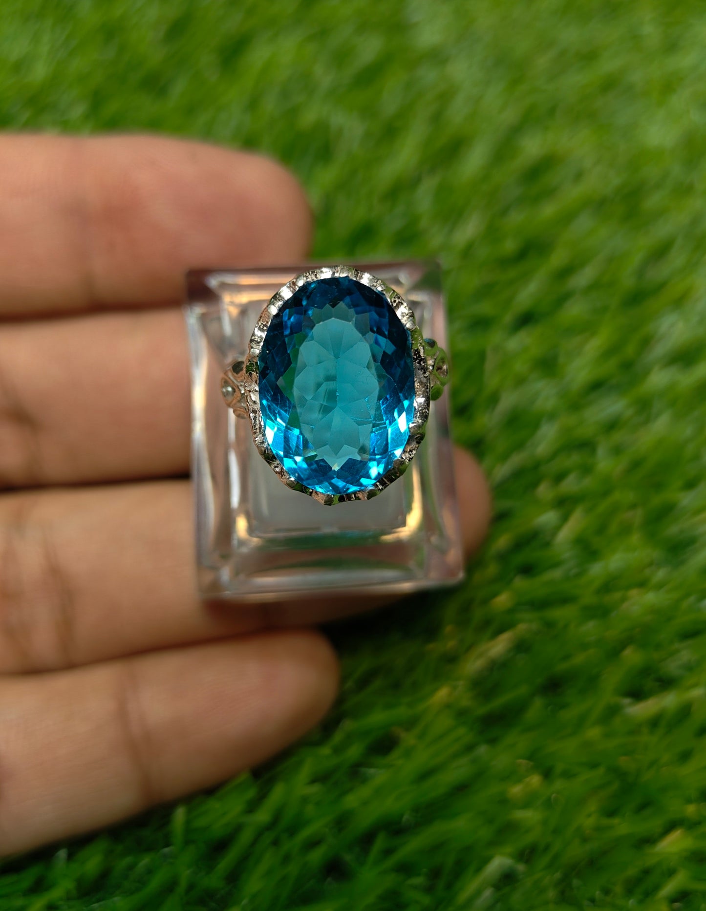 Blue Topaz Ring