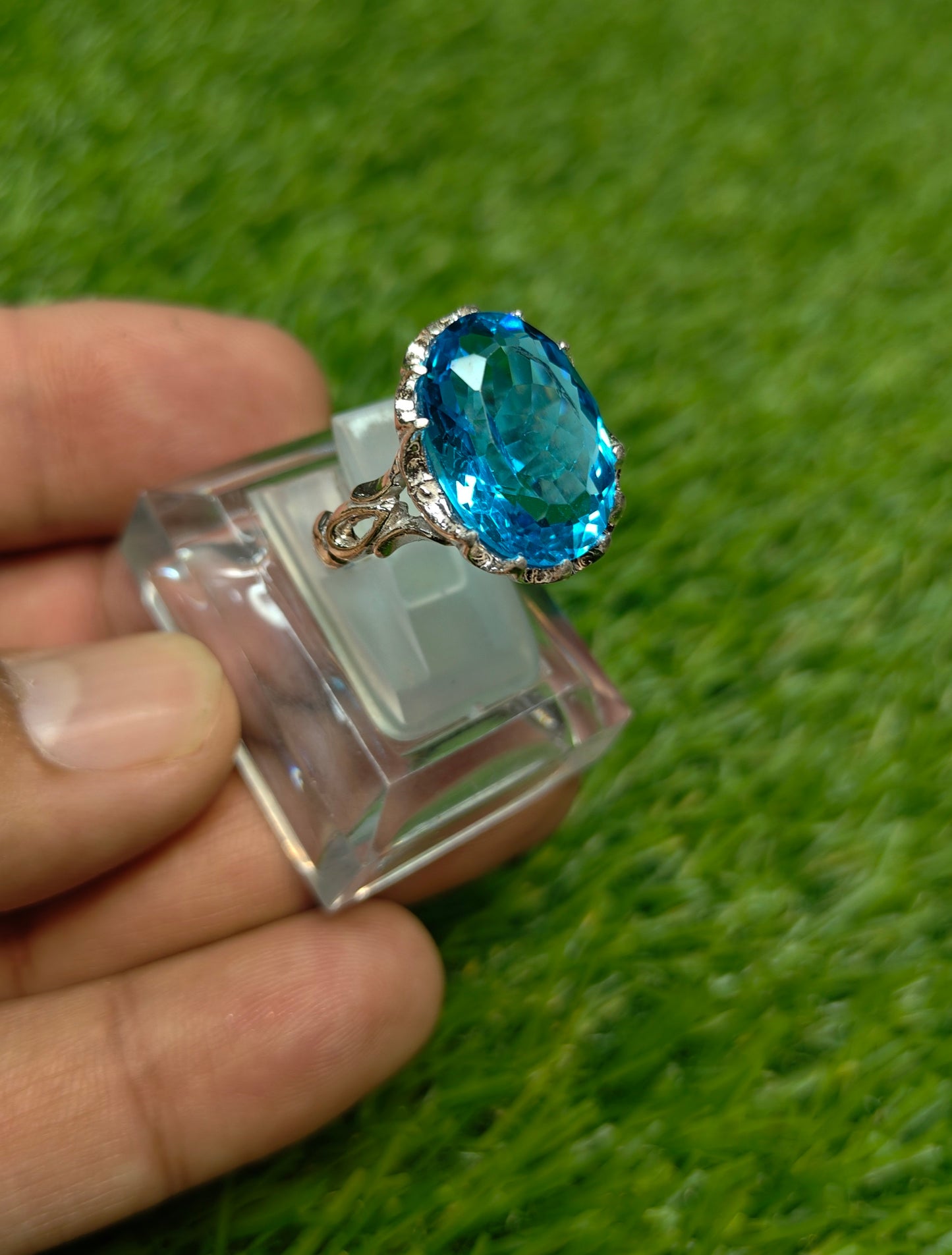 Blue Topaz Ring