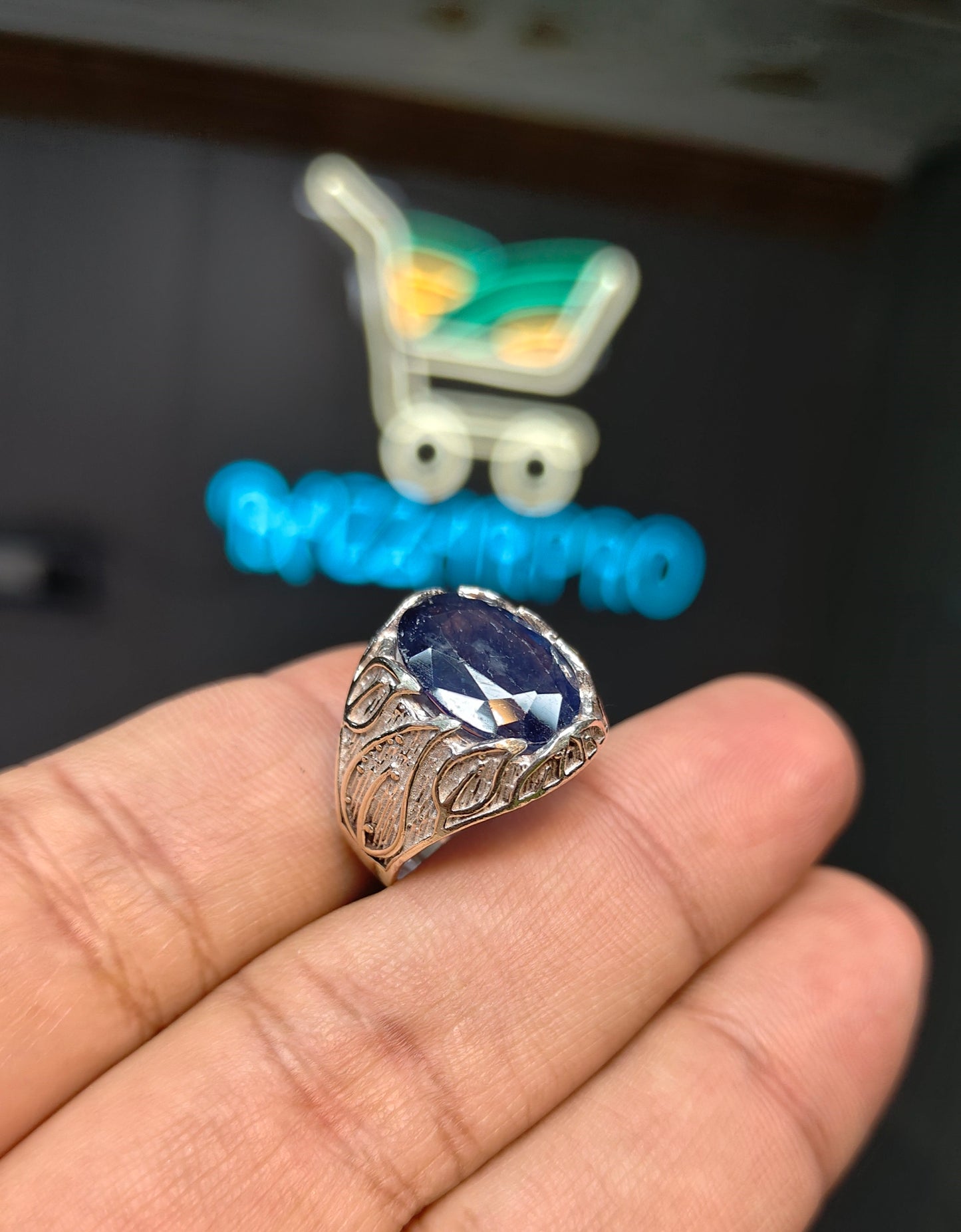 Premium Quality Neelam Ring