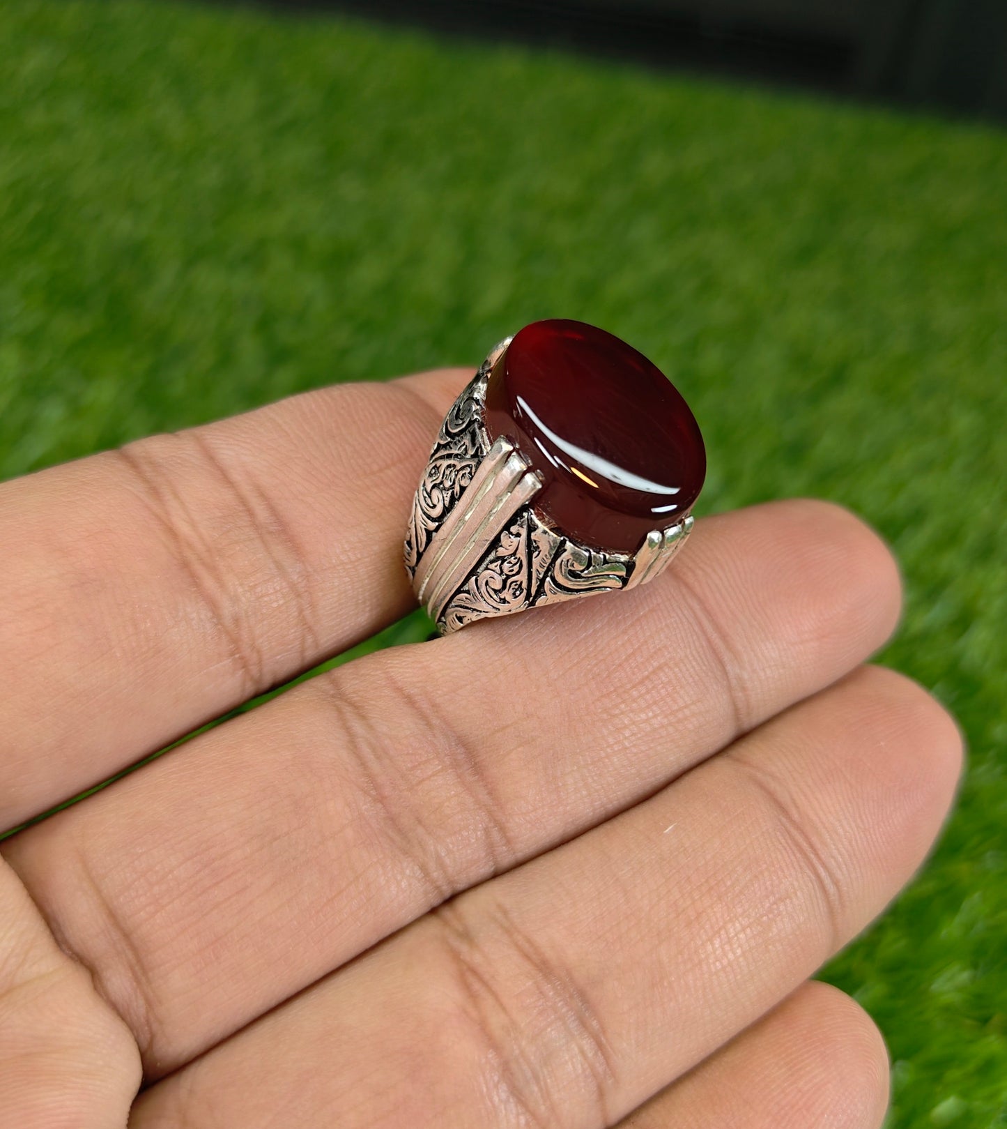 Premium Quality Yamni Aqeeq Ring
