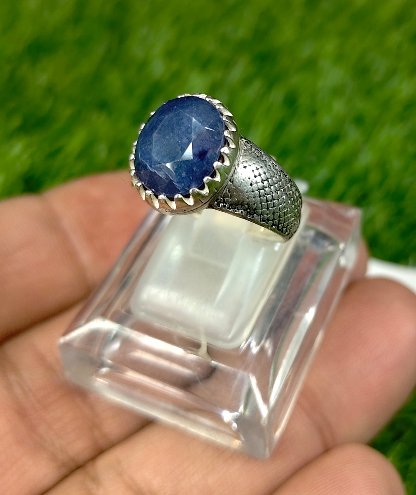 Premium Quality Neelam Ring