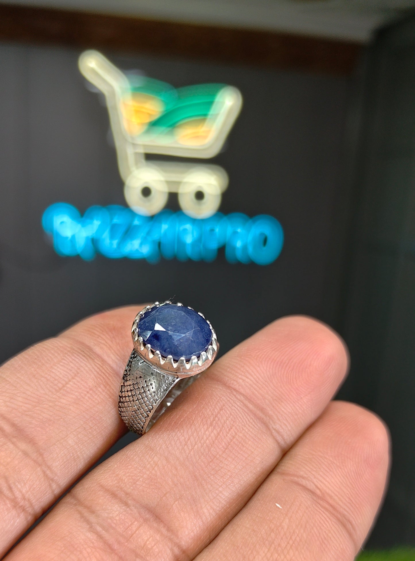 Premium Quality Neelam Ring