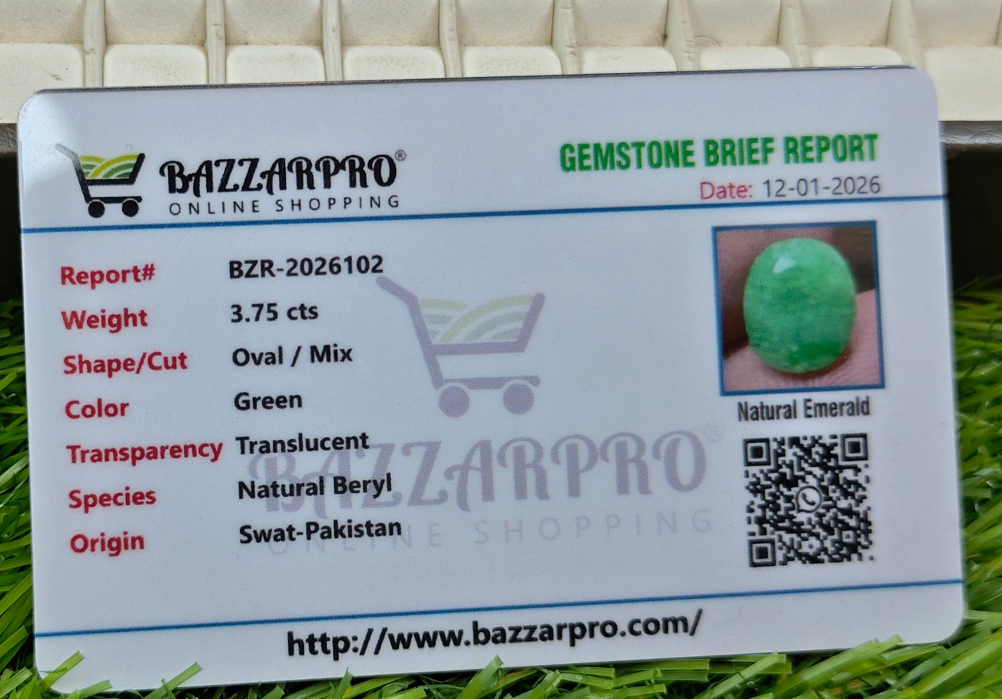 Swat Zamurd With Lab Certificate
