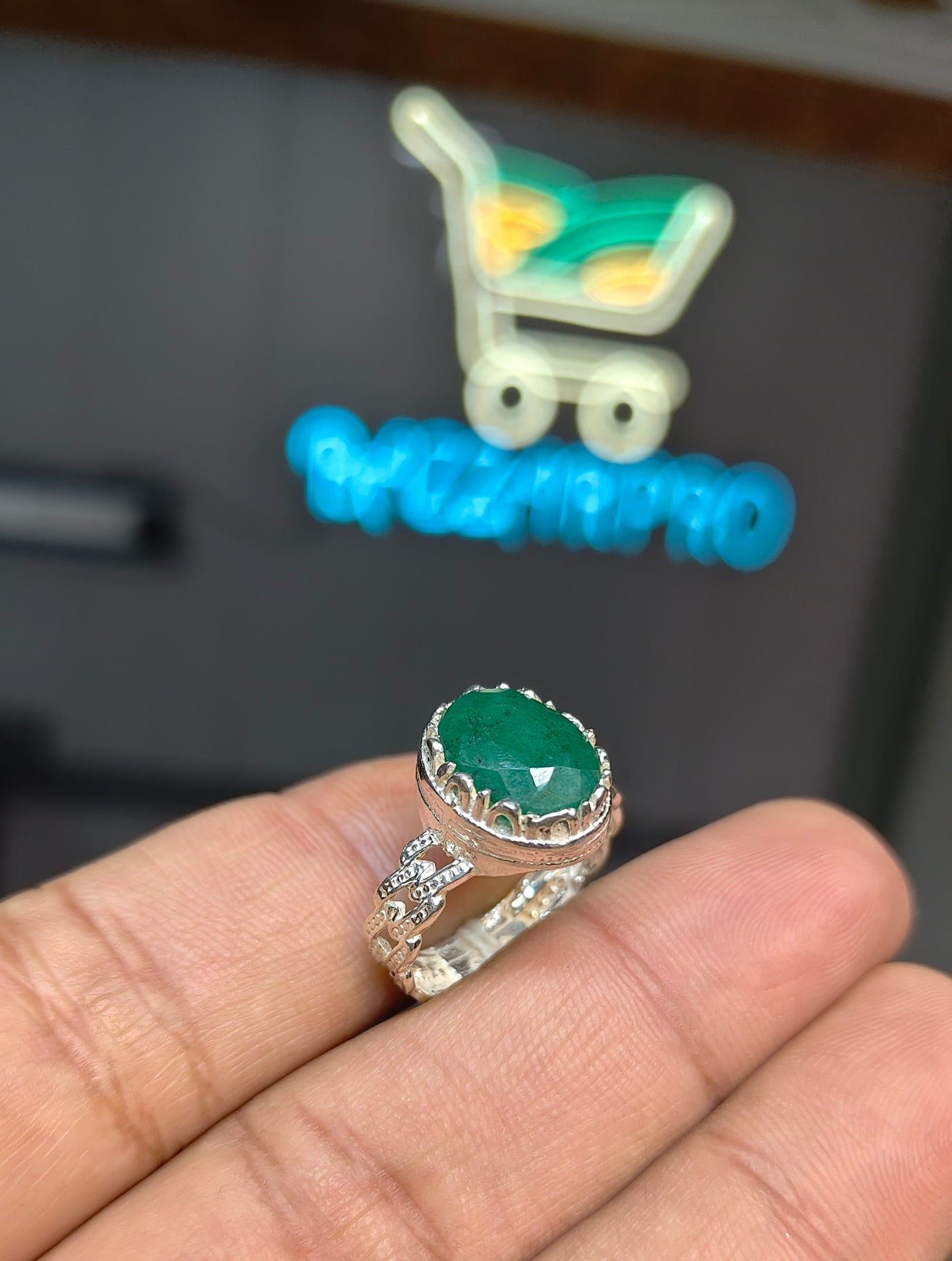 Premium Quality  Zamurd Ring