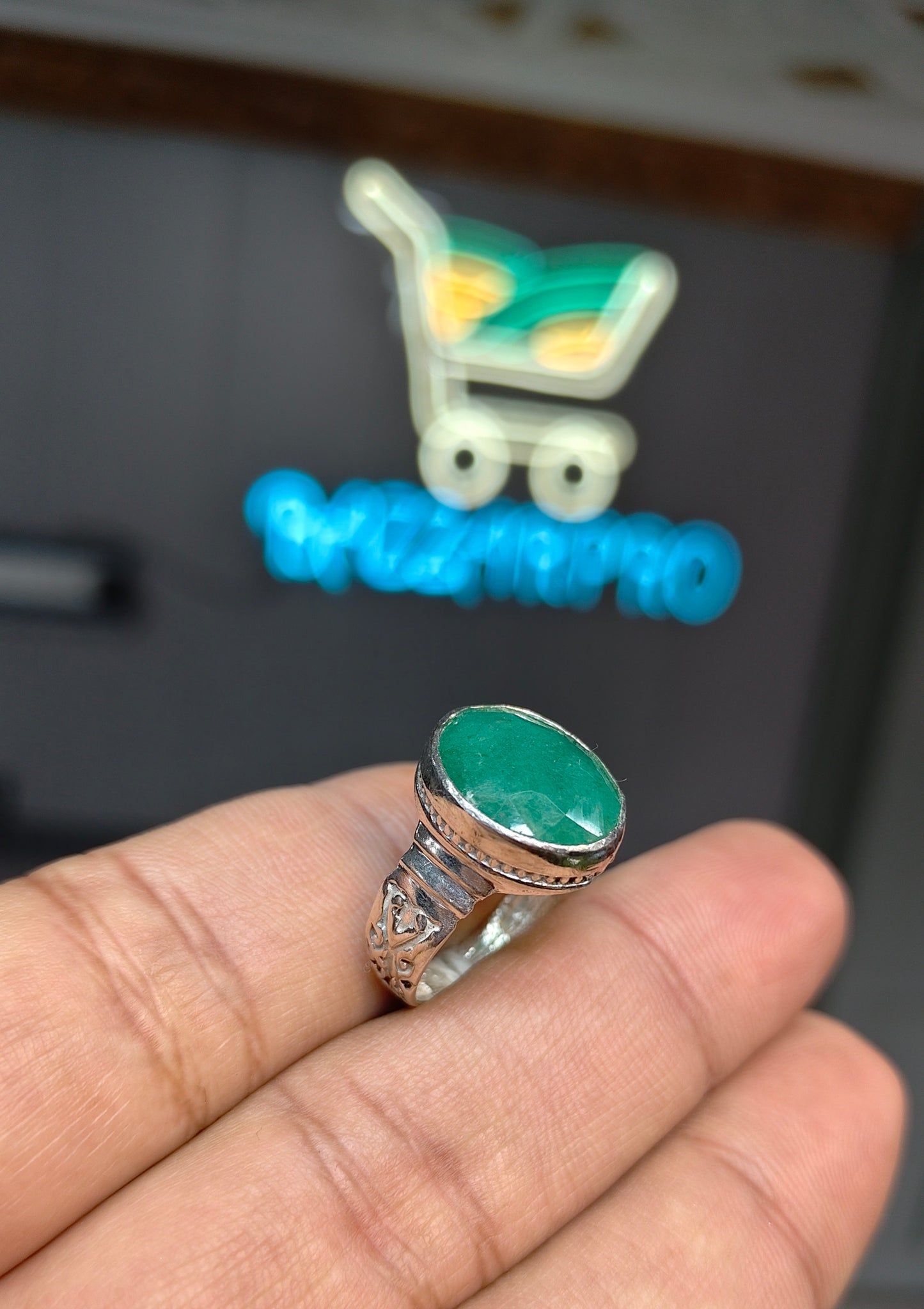 Premium Quality  Zamurd Ring