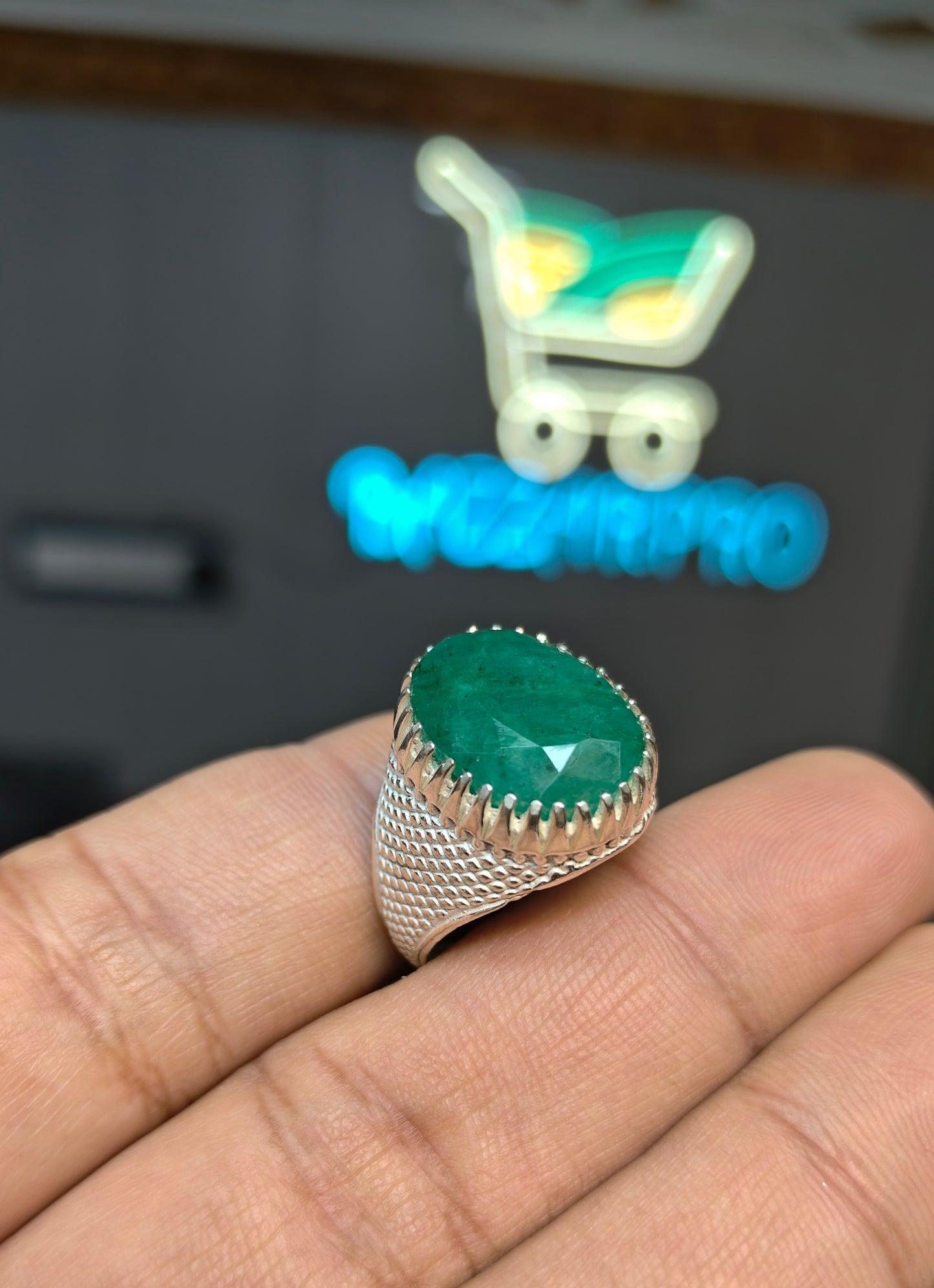 Premium Quality  Zamurd Ring