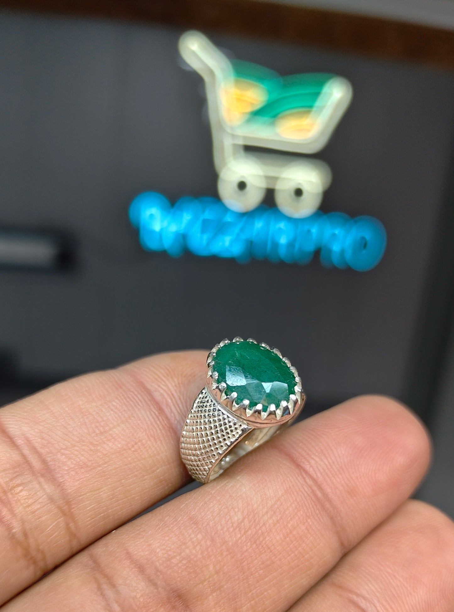 Premium Quality  Zamurd Ring