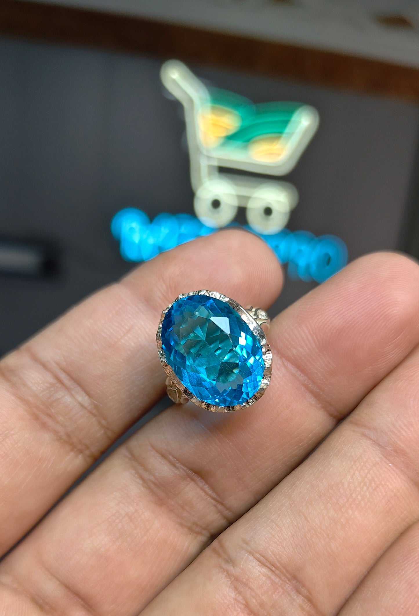 Blue Topaz Ring