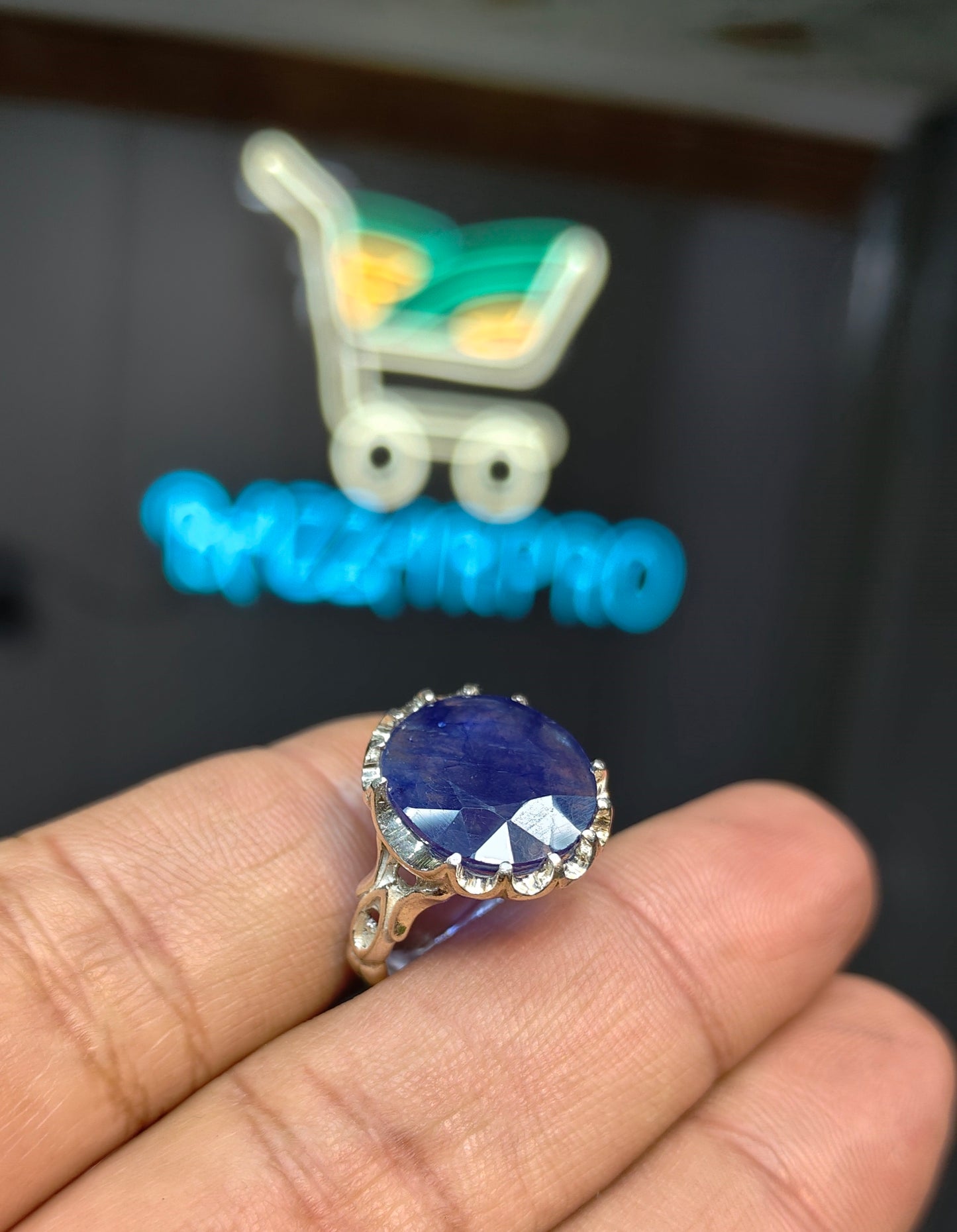 Premium Quality Neelam Ring