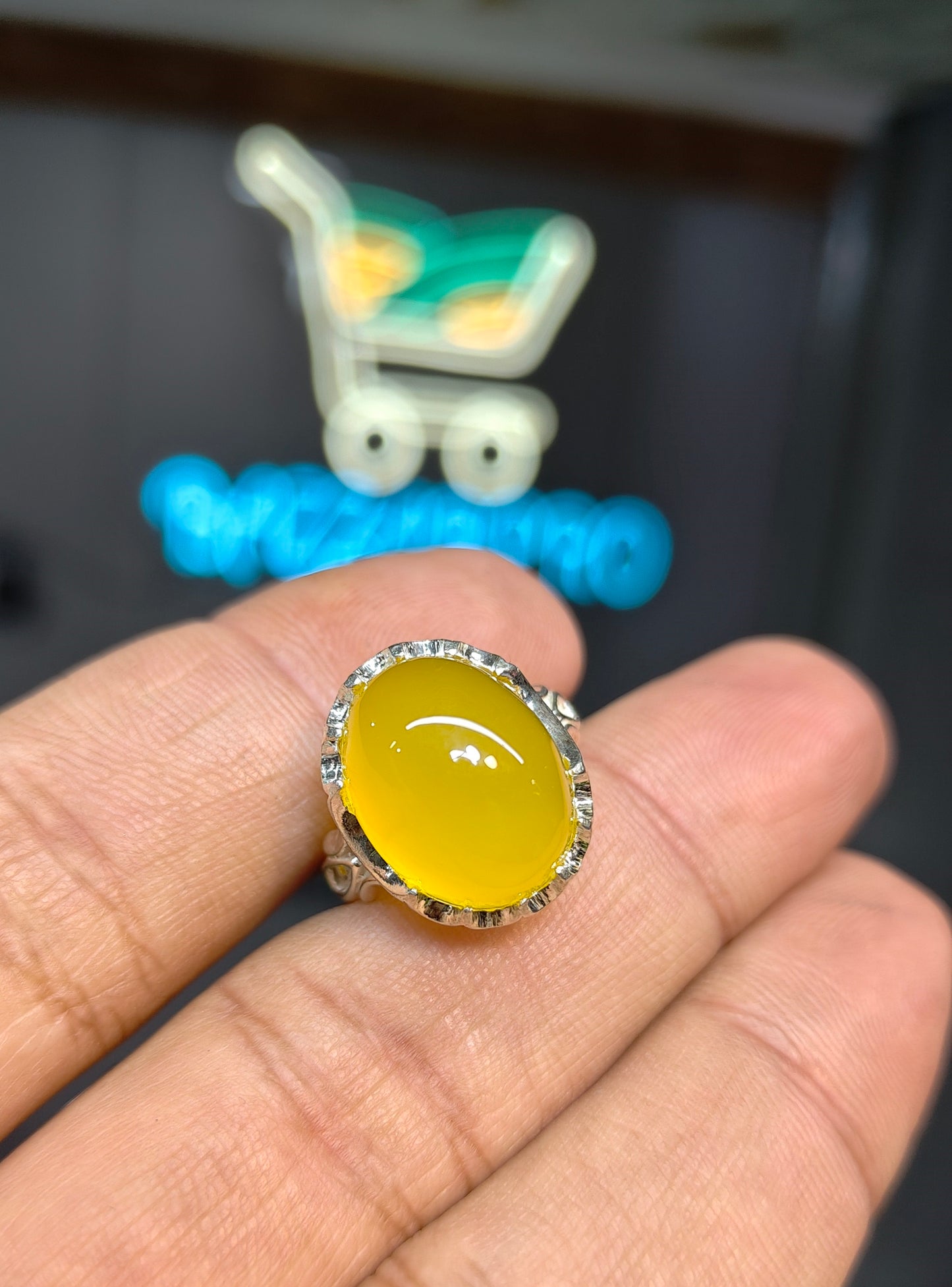 Premium Quality Zarad Aqeeq Ring