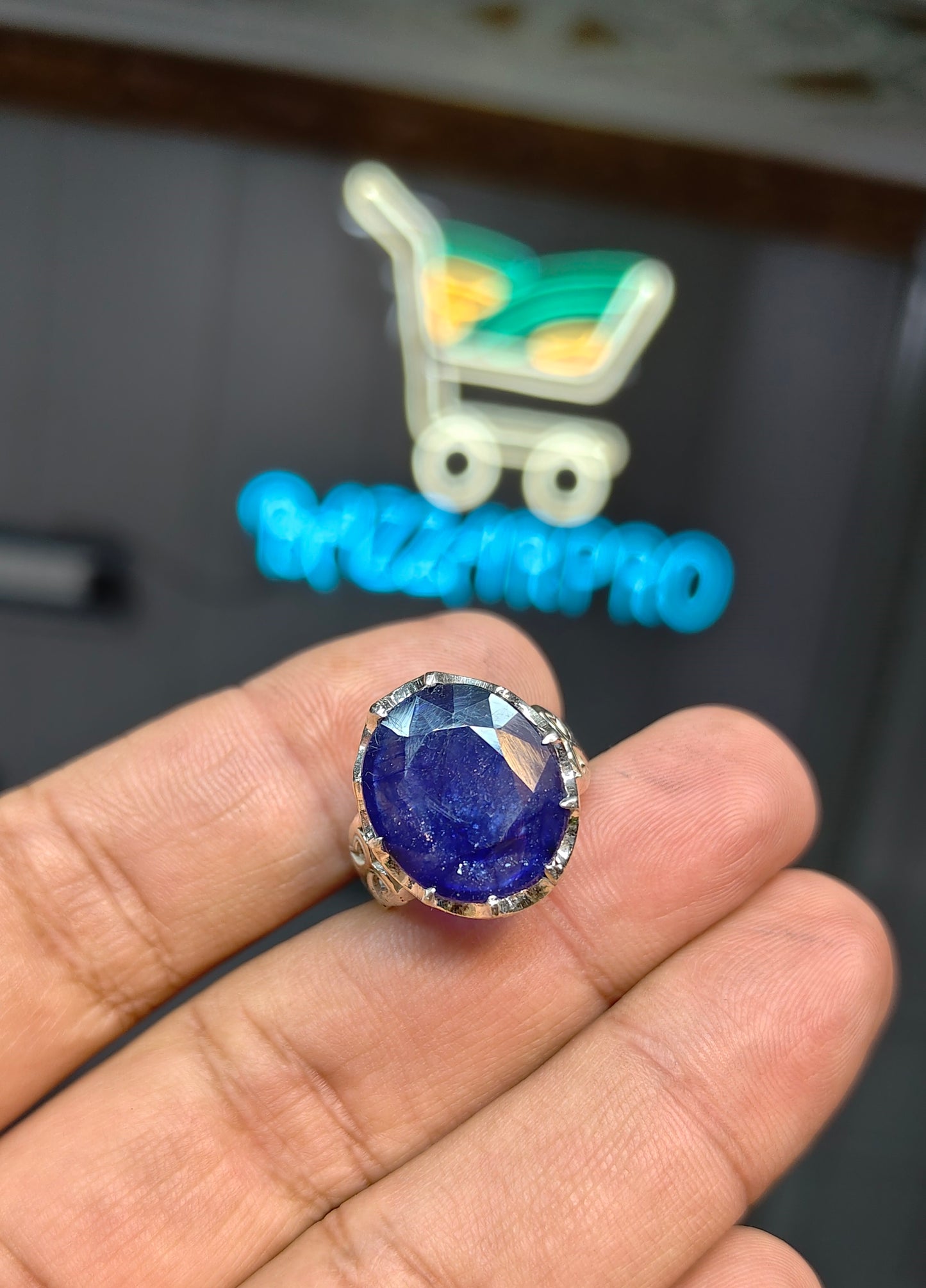 Premium Quality Neelam Ring