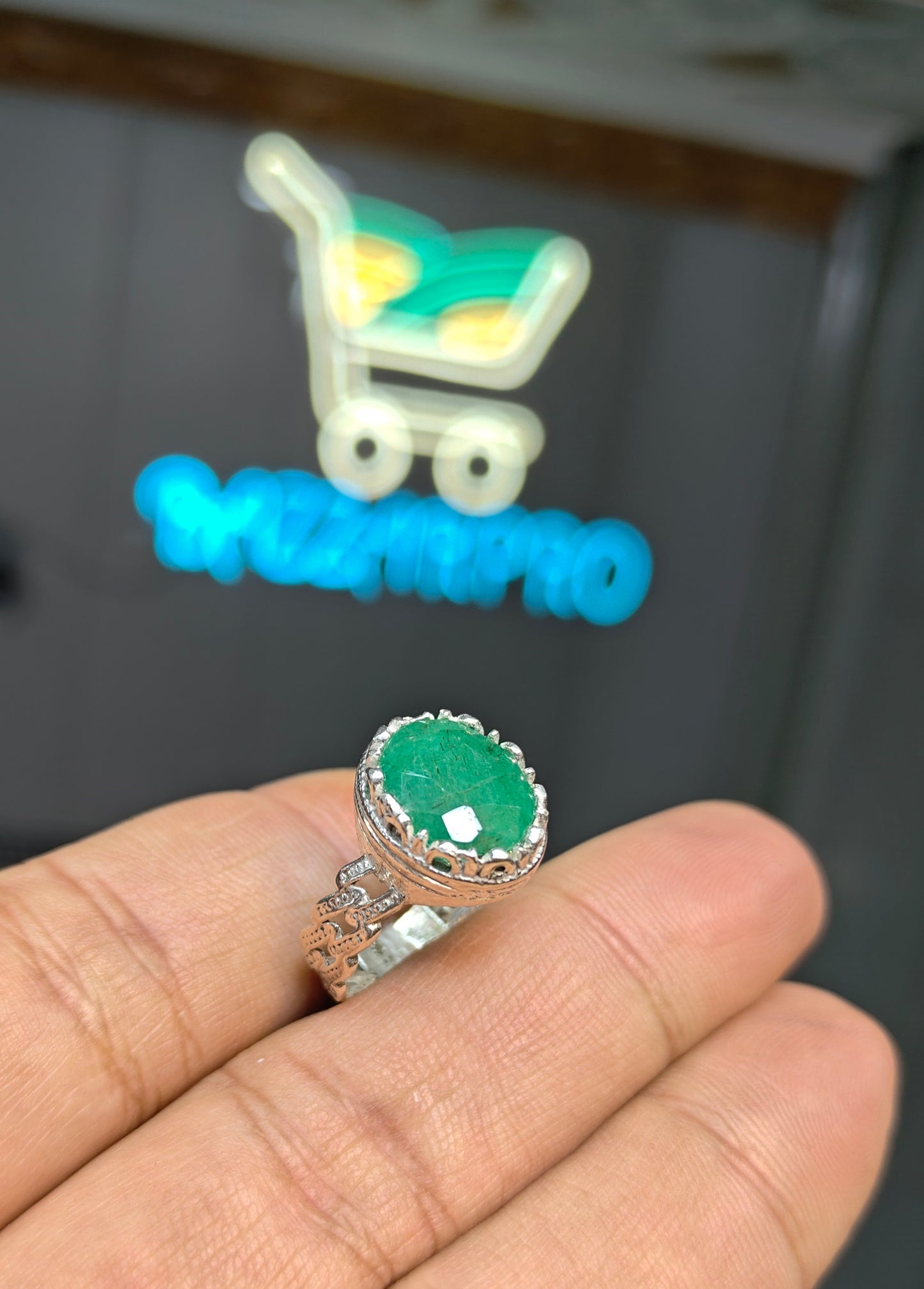 Premium Quality  Zamurd Ring