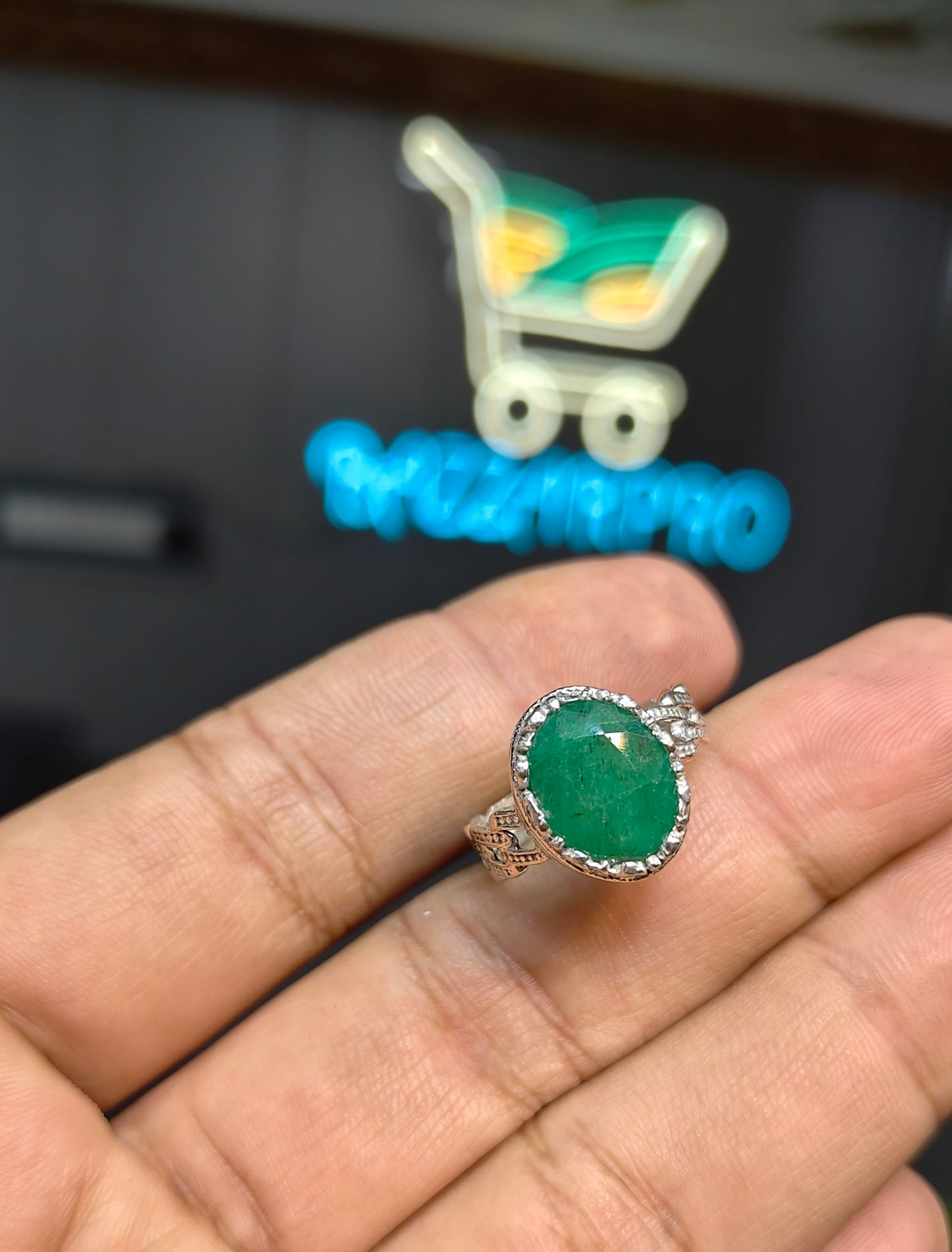 Premium Quality  Zamurd Ring